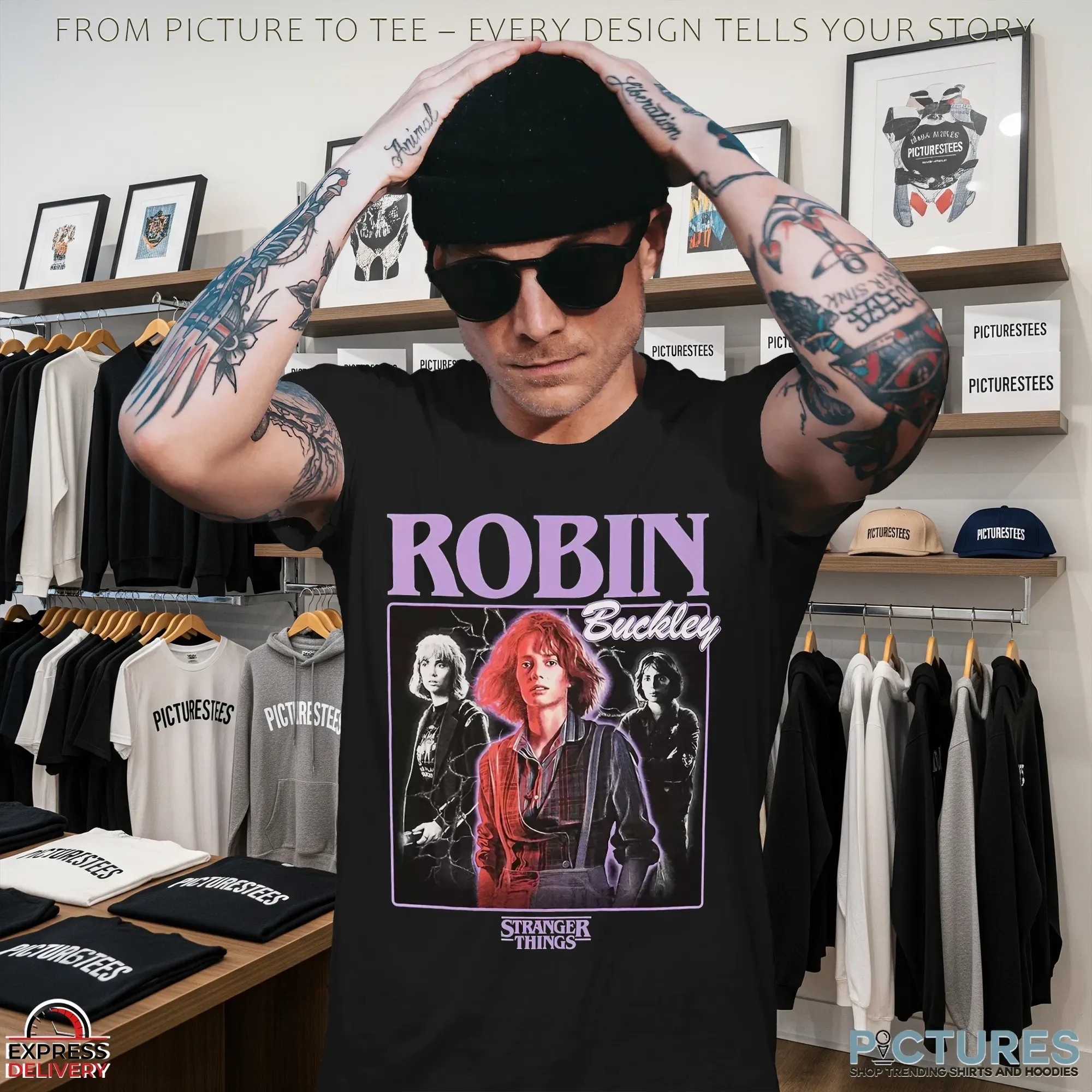 Stranger Things Robin Collage Bootleg T Shirt 9 Stranger Things Robin Collage Bootleg T Shirt