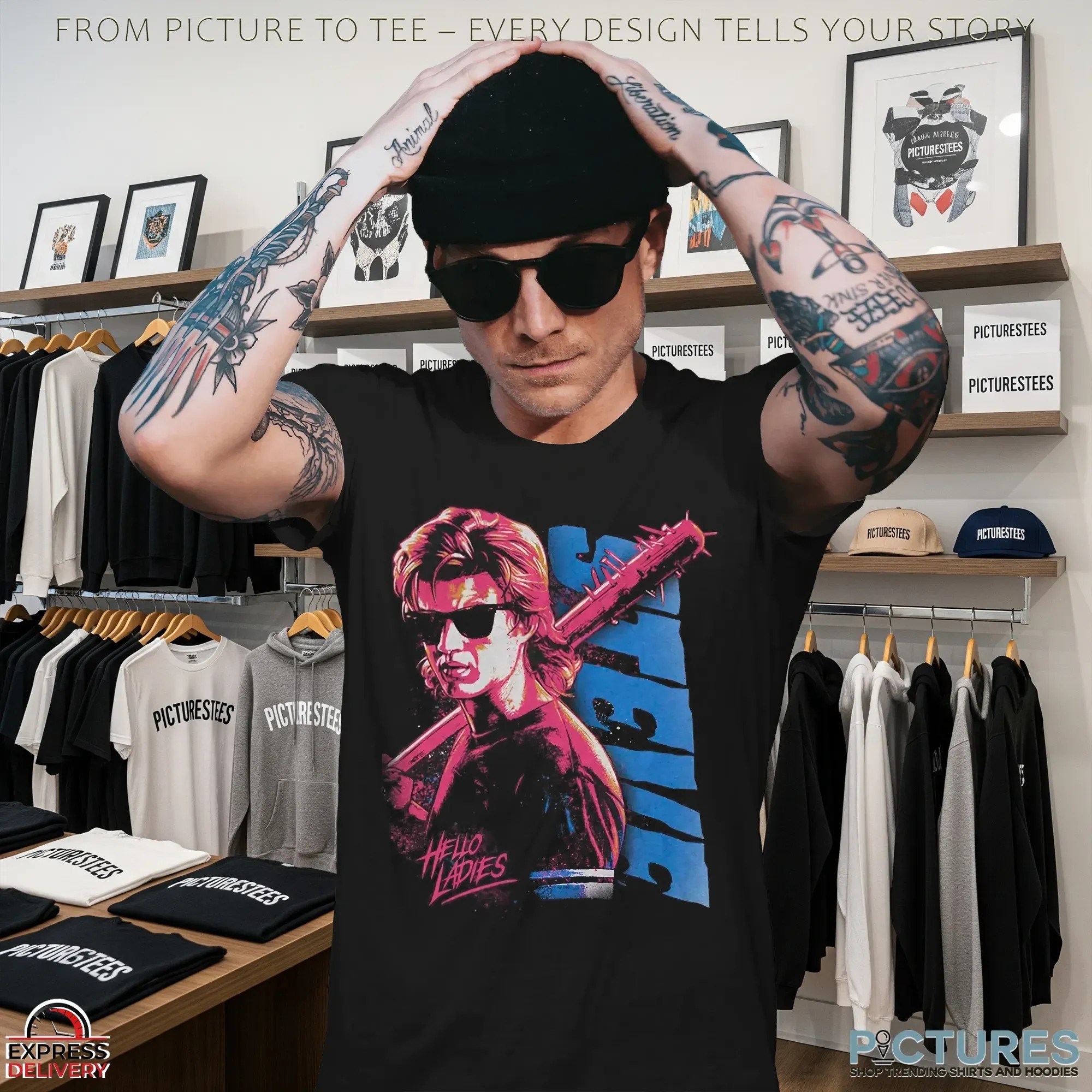 Stranger Things Splatterpunk Steve T Shirt