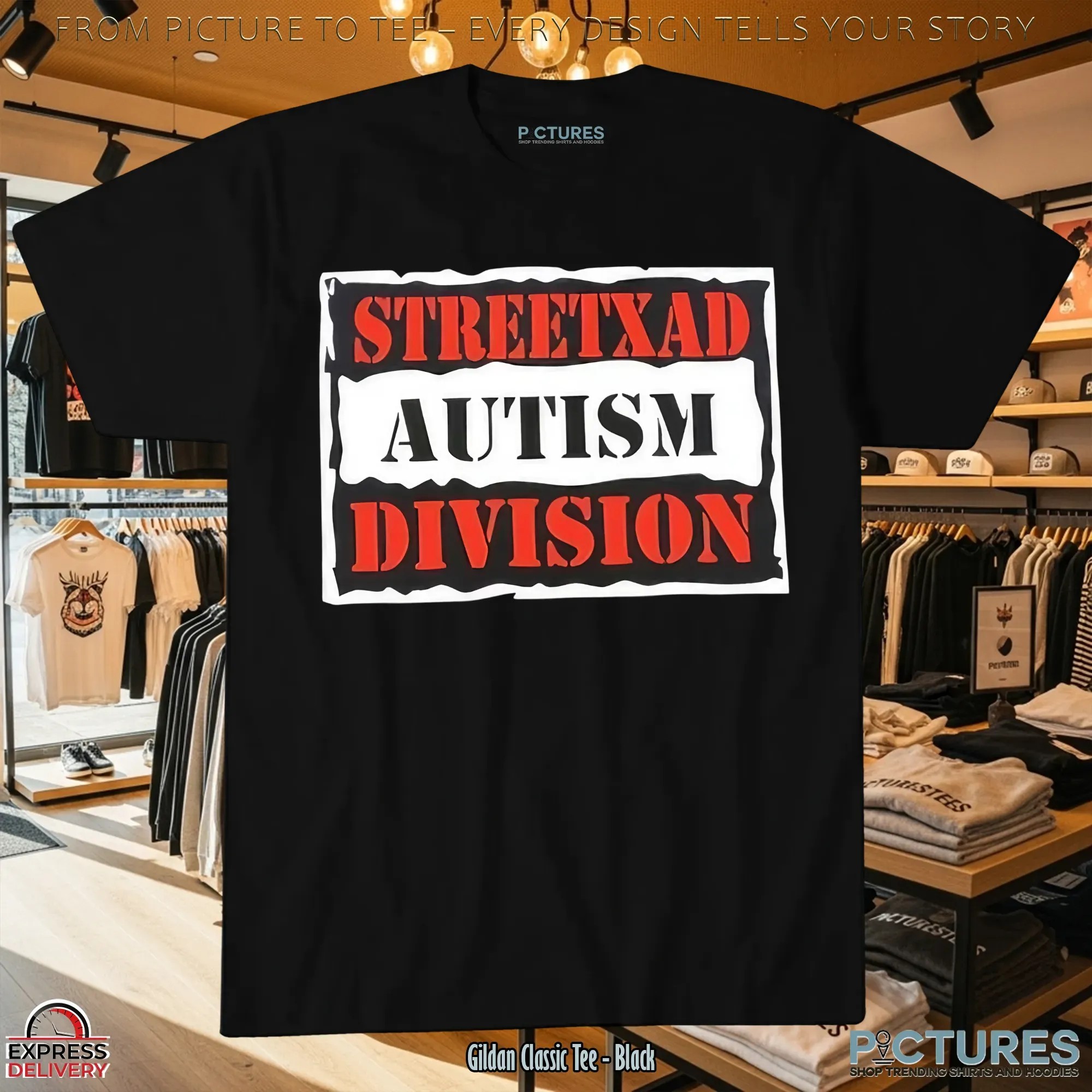 Streetxad Autism Division T Shirt