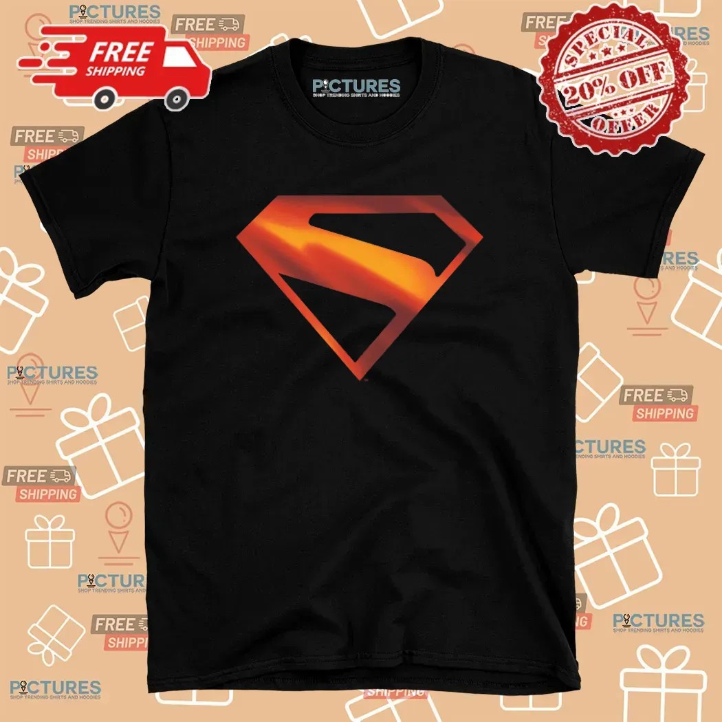 Superman 2025 Movie Stylized S-shield T Shirt 8 Superman 2025 Movie Stylized S-shield T Shirt