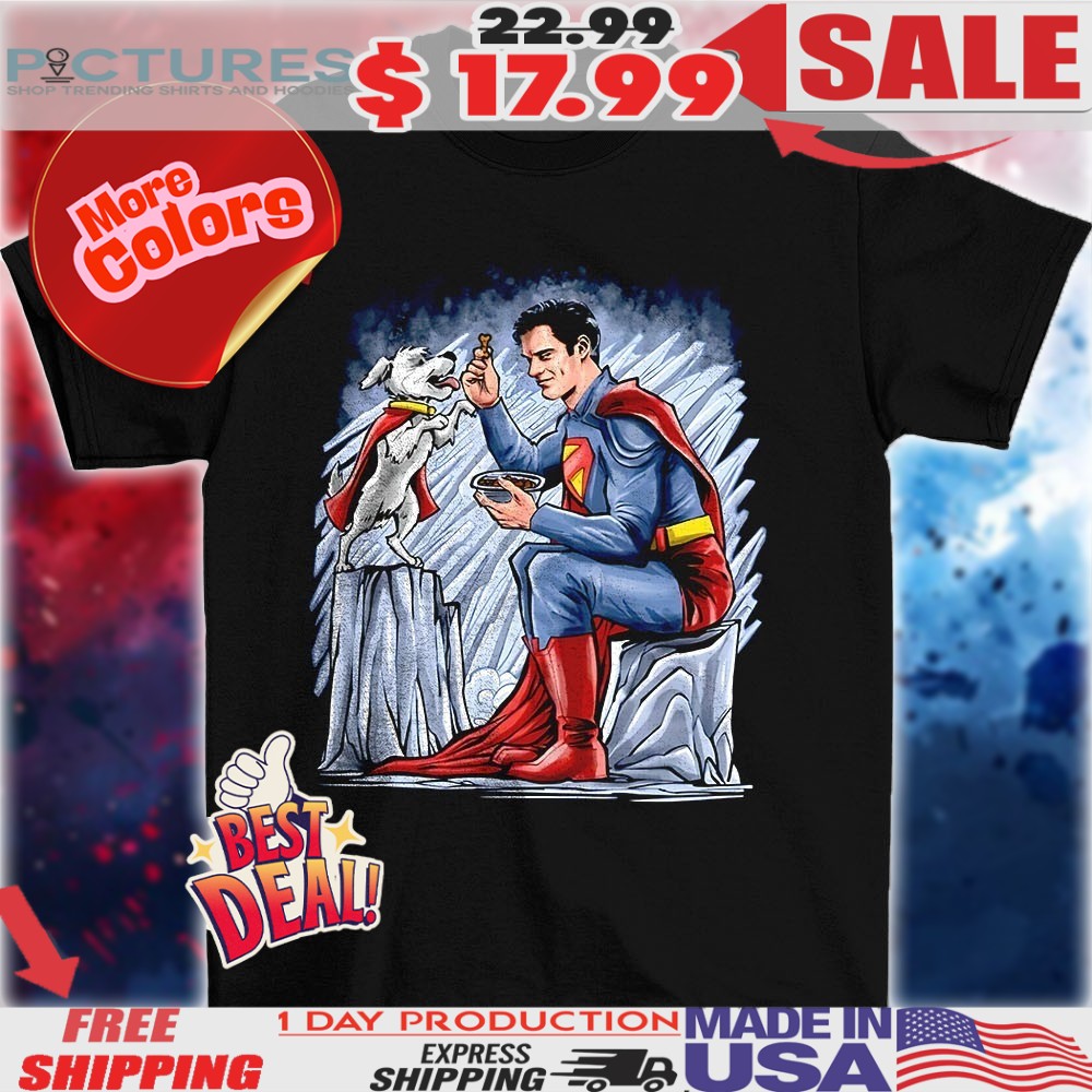 Superman and Krypto the Superdog X Norman Rockwell’s The American Way The Kryptonian Way shirt 1 Superman and Krypto the Superdog X Norman Rockwell’s The American Way The Kryptonian Way shirt