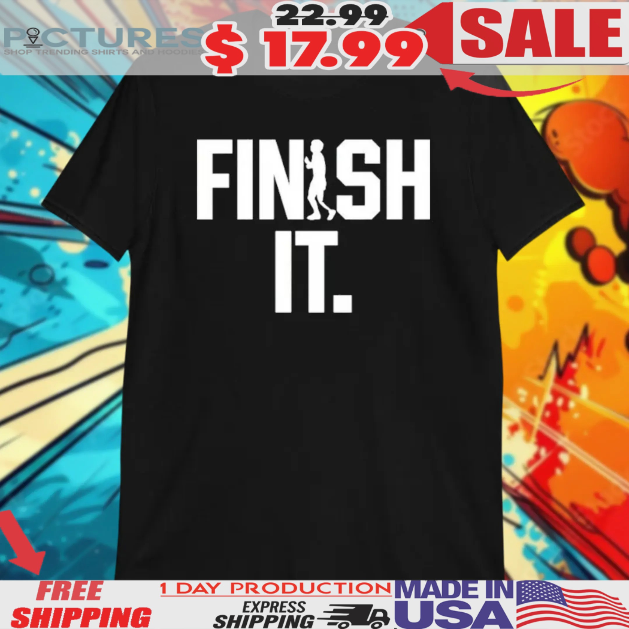 Syd Wingold Wearing Finish It Terry Fox Run Shirt