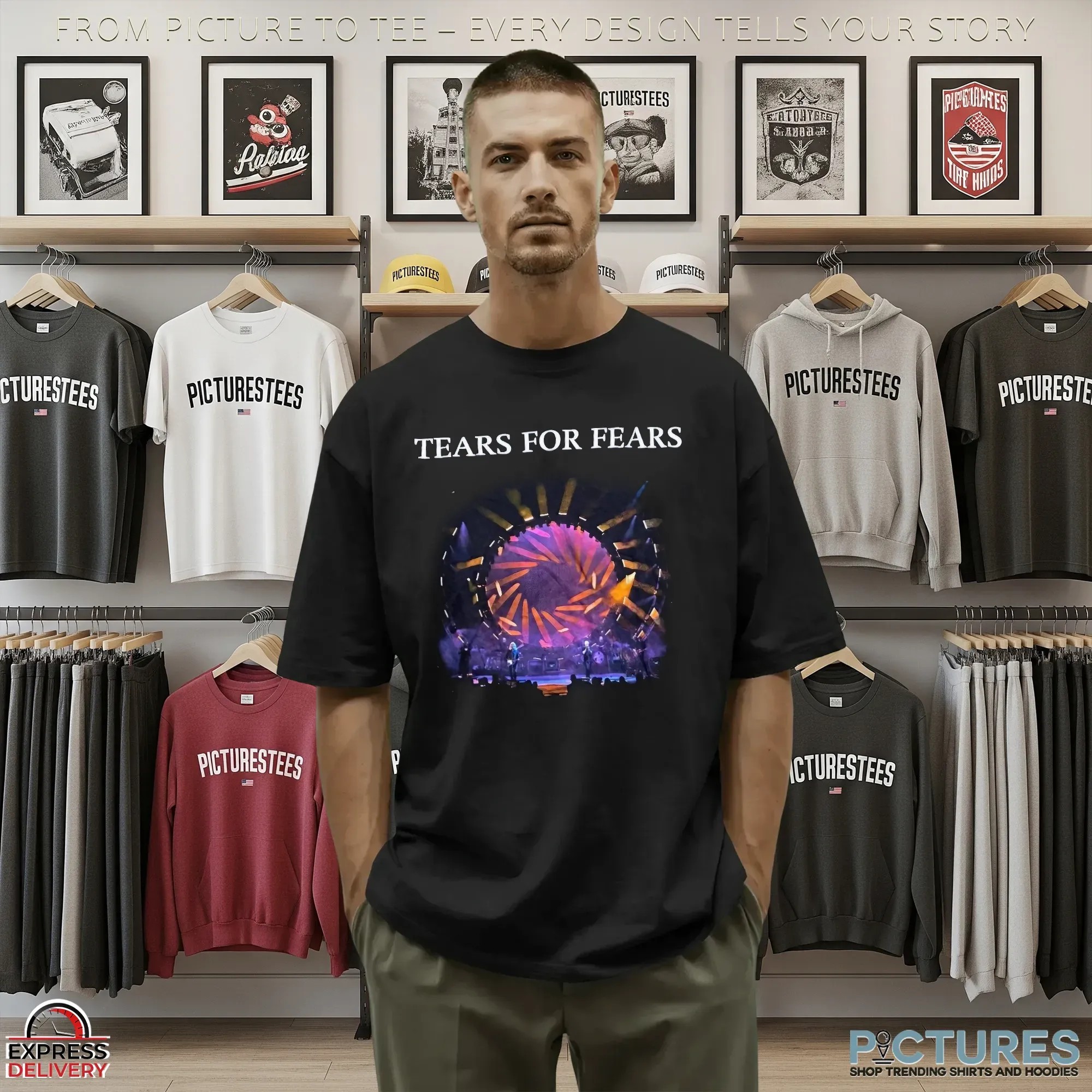 Tears For Fears Live Photo Tipping Point Part 2 2023 Tour T Shirt 9 Tears For Fears Live Photo Tipping Point Part 2 2023 Tour T Shirt