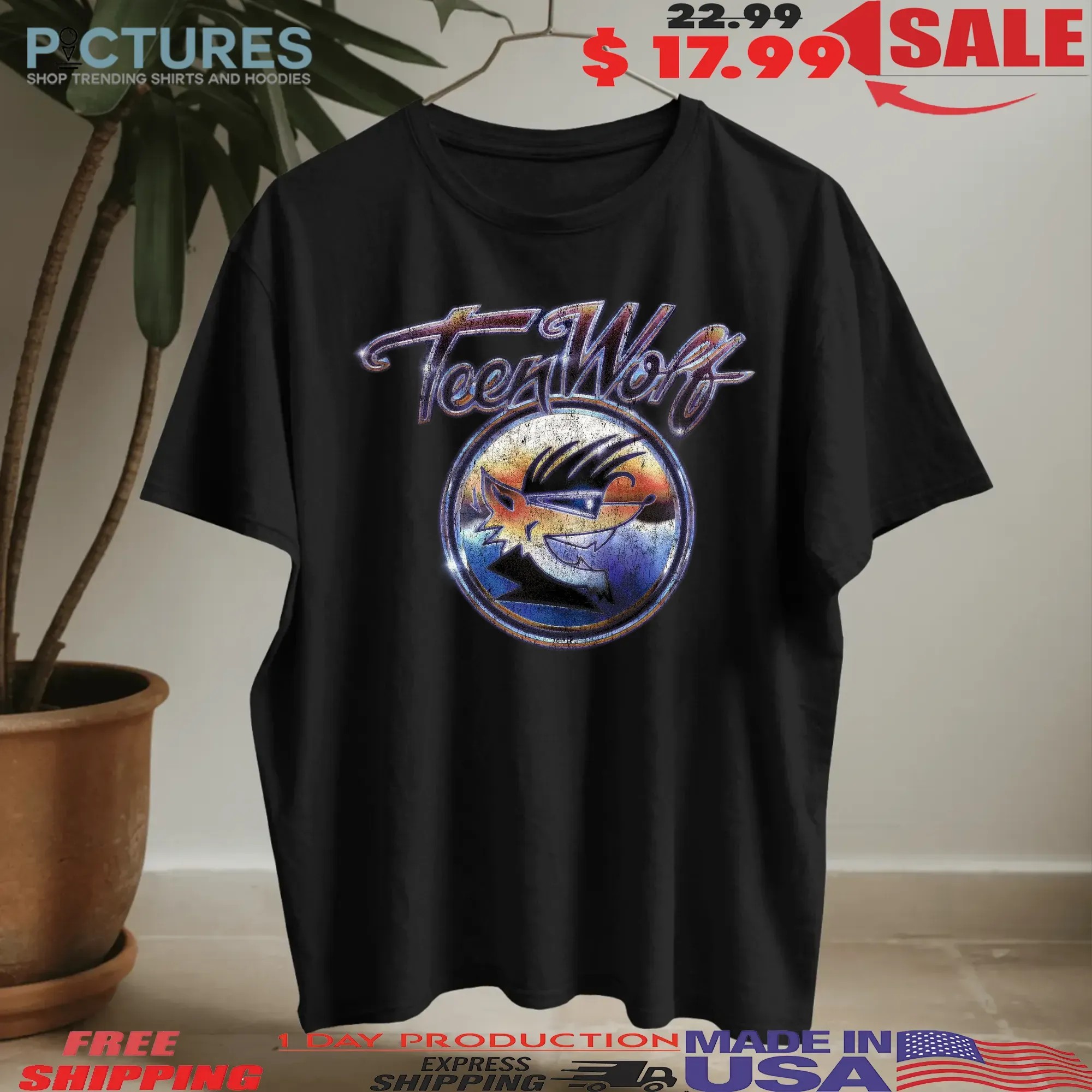 Teen Wolf Logo The Silver Bullet T Shirt