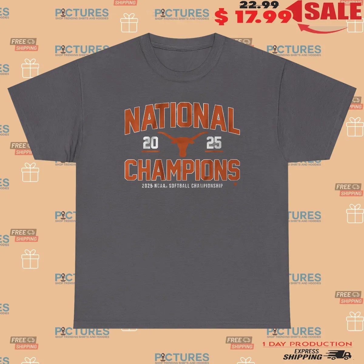Texas Longhorn Softball 2025 NCAA Champions T Shirt
