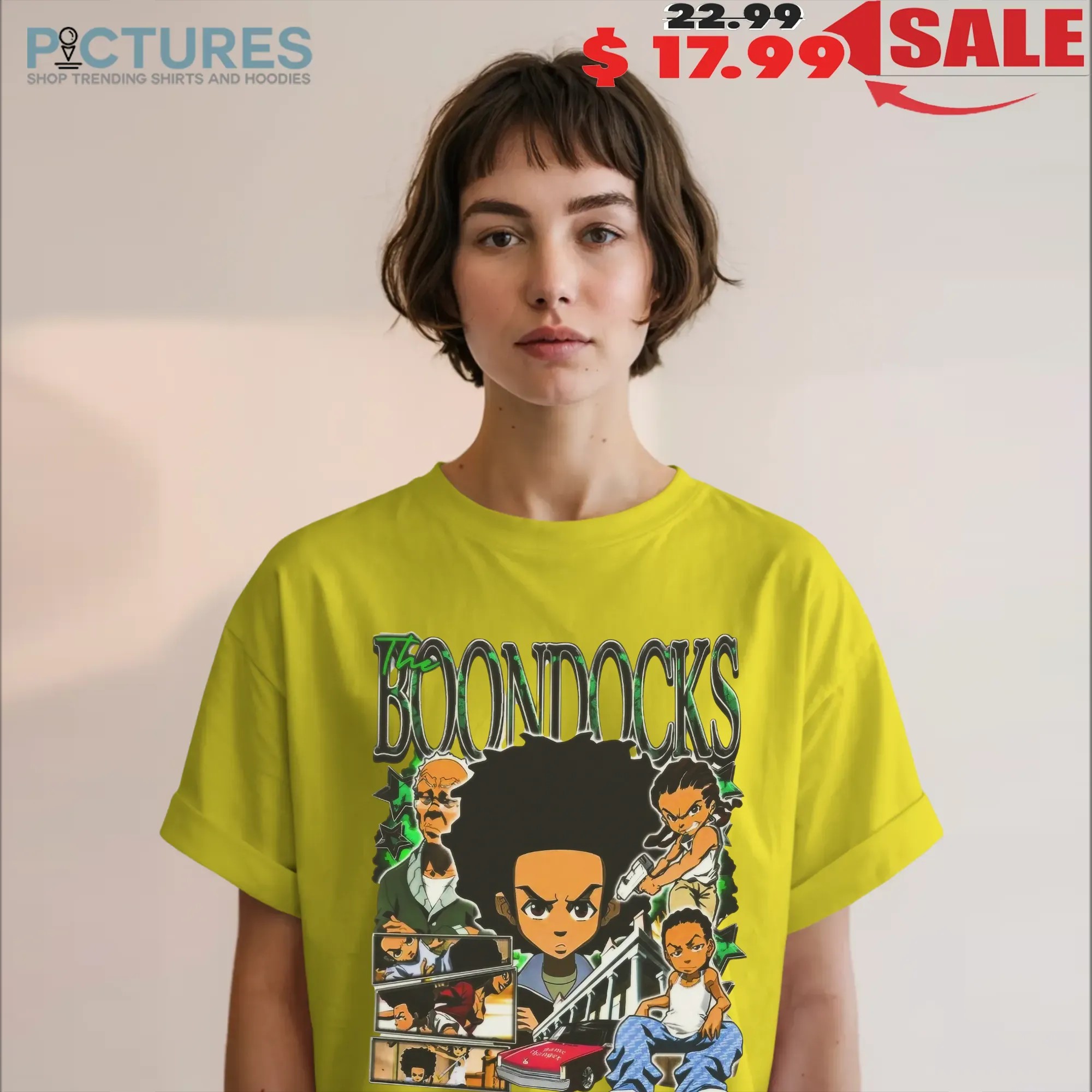 The Boondocks Huey & Riley Urban Graphic Animated Series T Shirt