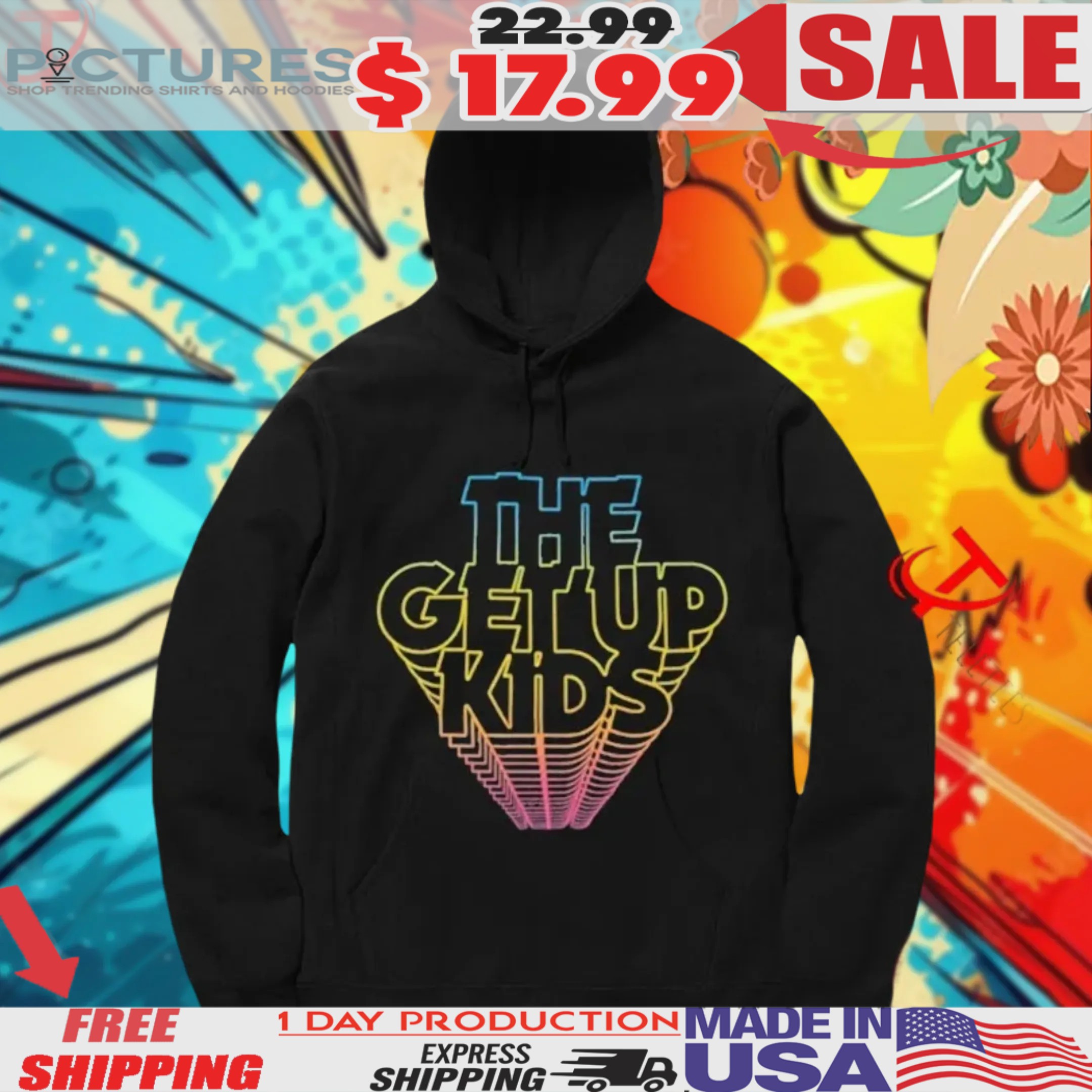 The Get Up Kids Stacked Logo Shirt