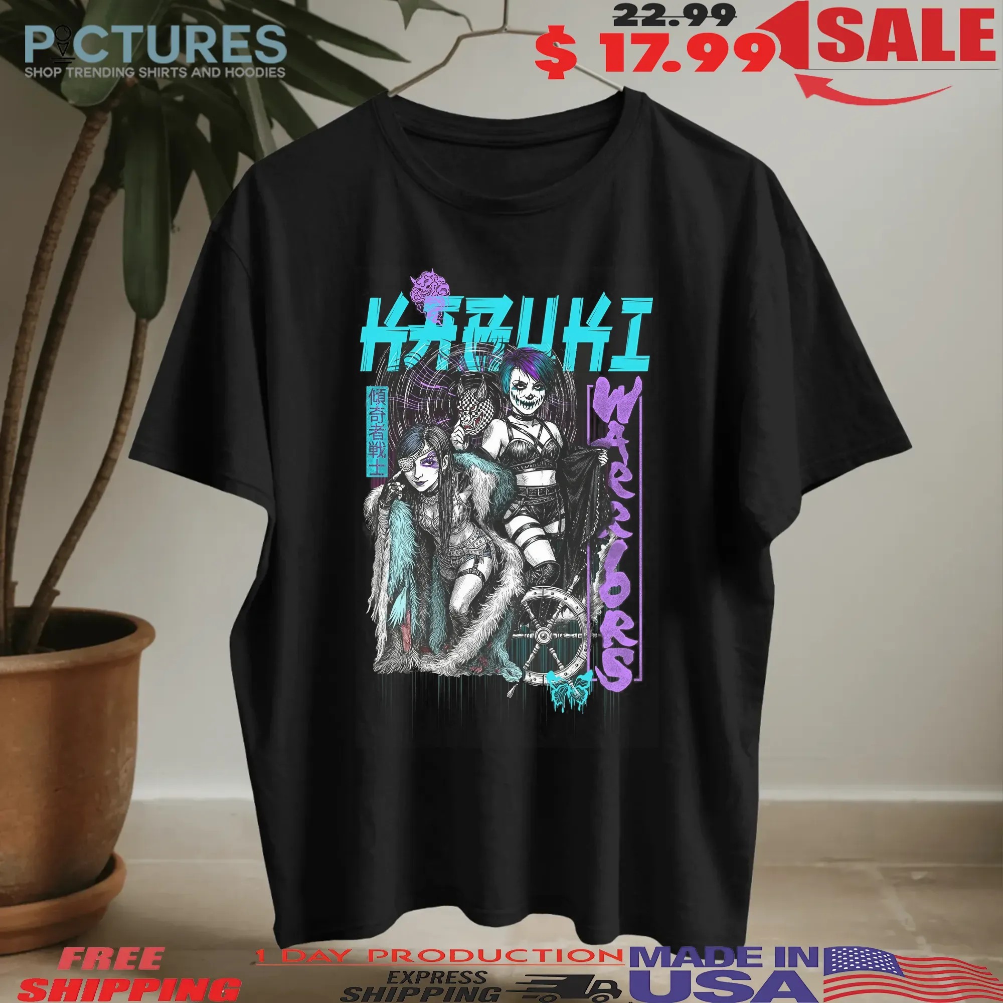 The Kabuki Warriors Superstar Double Sided T Shirt
