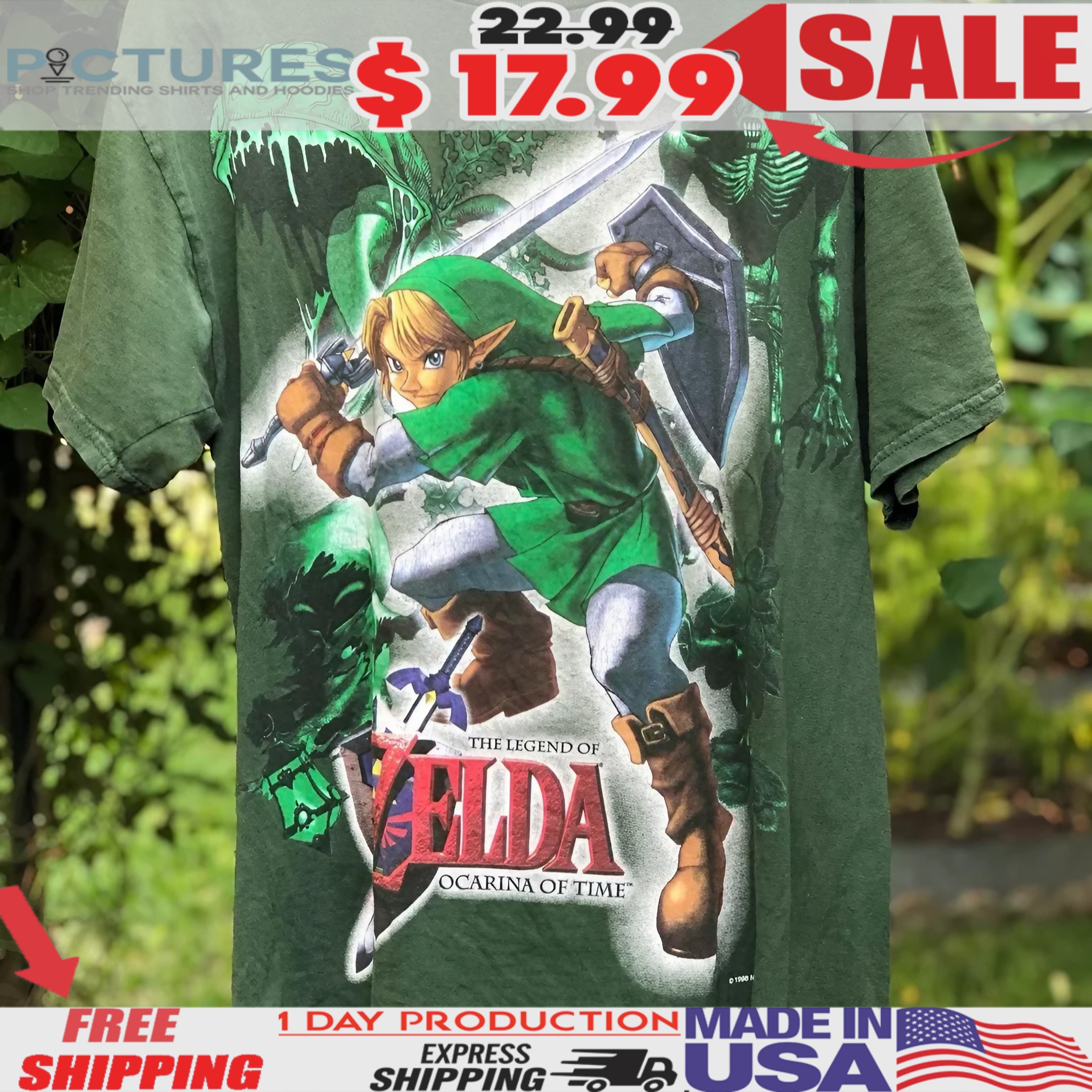 The Legend Of Zelda Ocarina Of Time Nintendo Retro T Shirt 2 The Legend Of Zelda Ocarina Of Time Nintendo Retro T Shirt