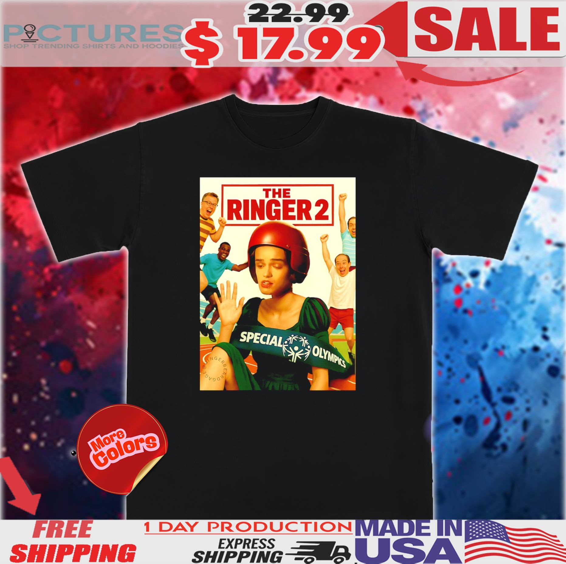The Ringer 2 Special Olympics Poster Shirt