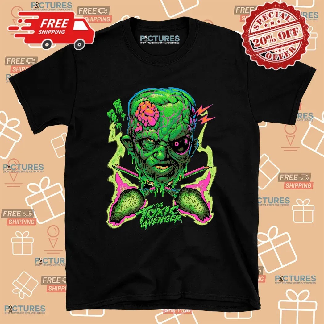 The Toxic Avenger Puke Green Fighting Machine T Shirt