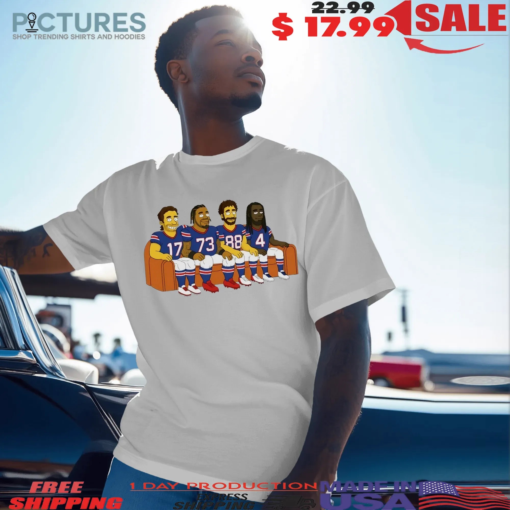 The Williams Simpsons Buffalo Bills Meme T Shirt