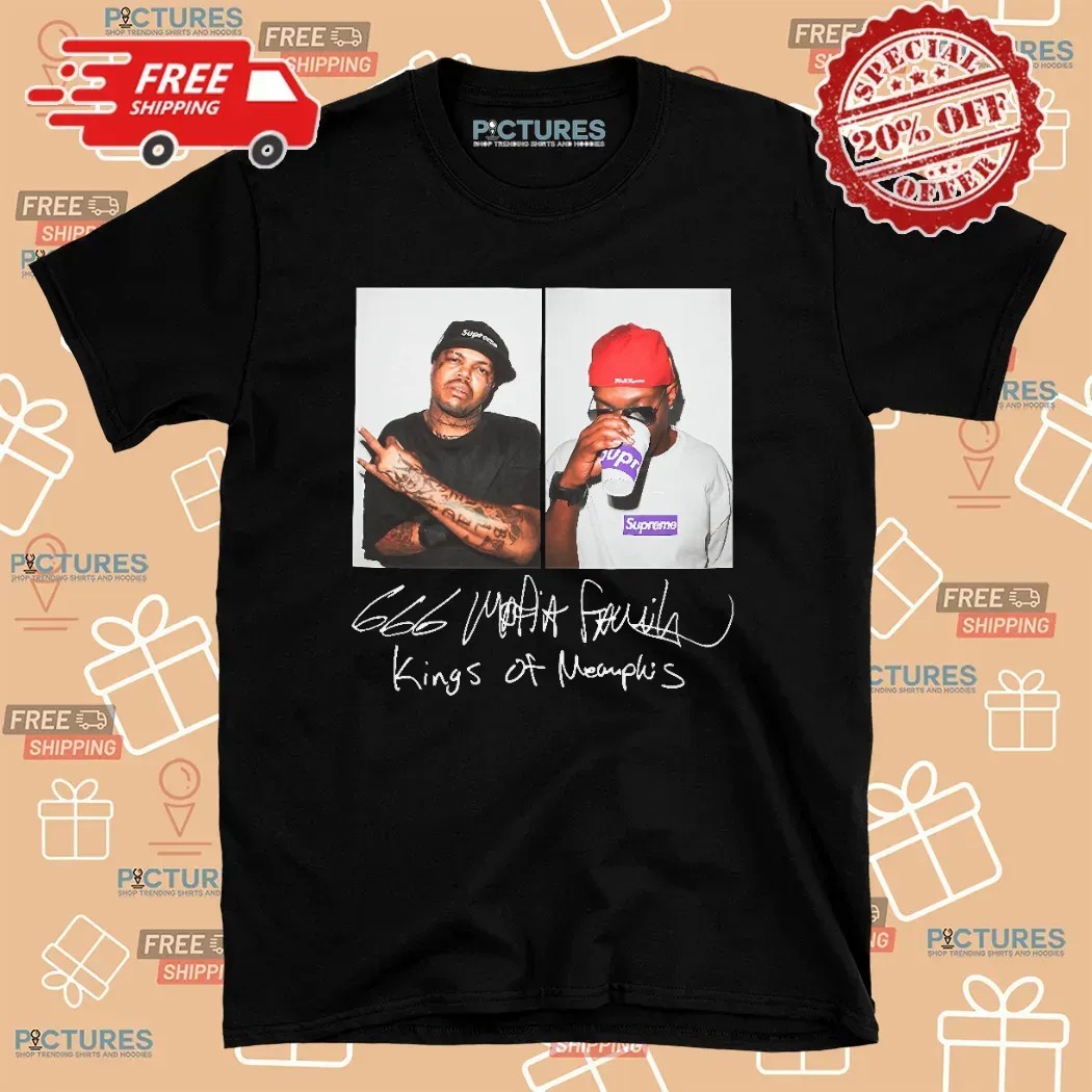 Three 6 Mafia King Of Memphis Photo T Shirt