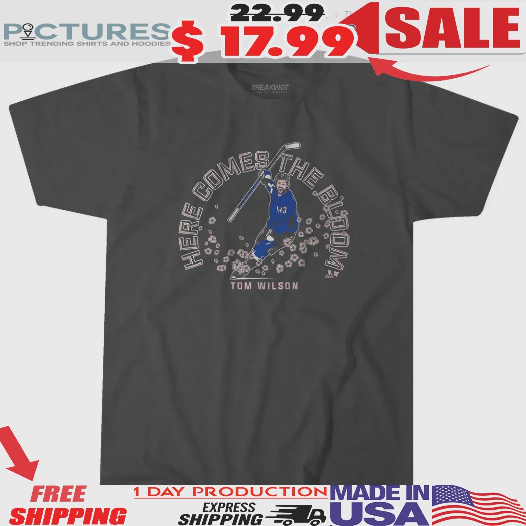 Tom Wilson Washington Capitals Here Comes the Bloom Shirt