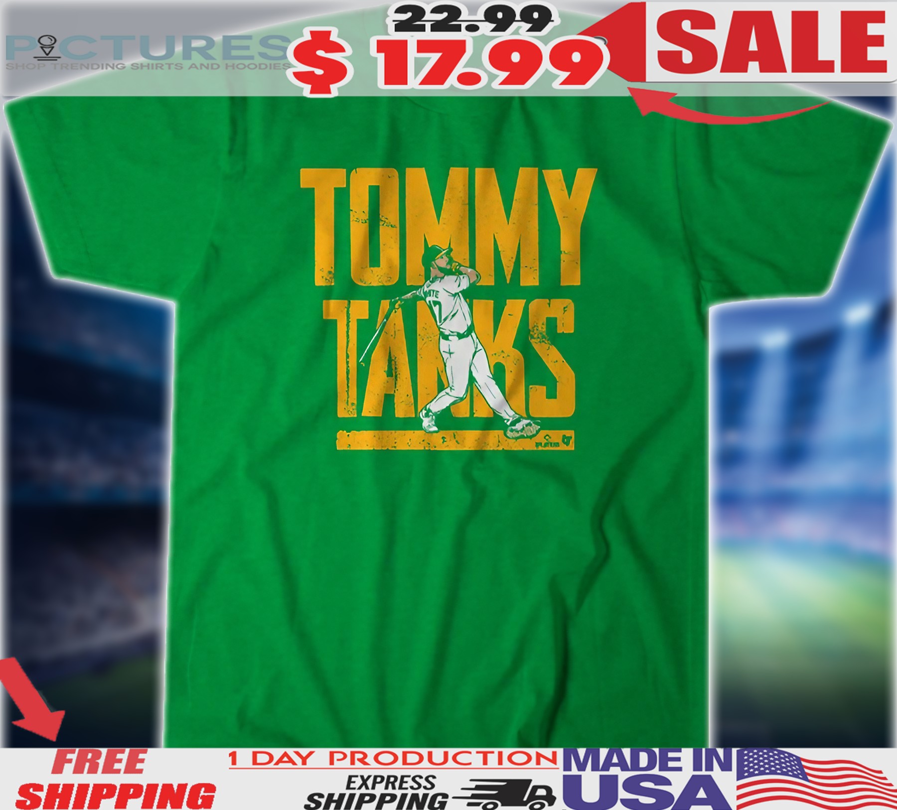 Tommy White Tommy Tanks Oakland Athletics Shirt 1 Tommy White Tommy Tanks Oakland Athletics Shirt