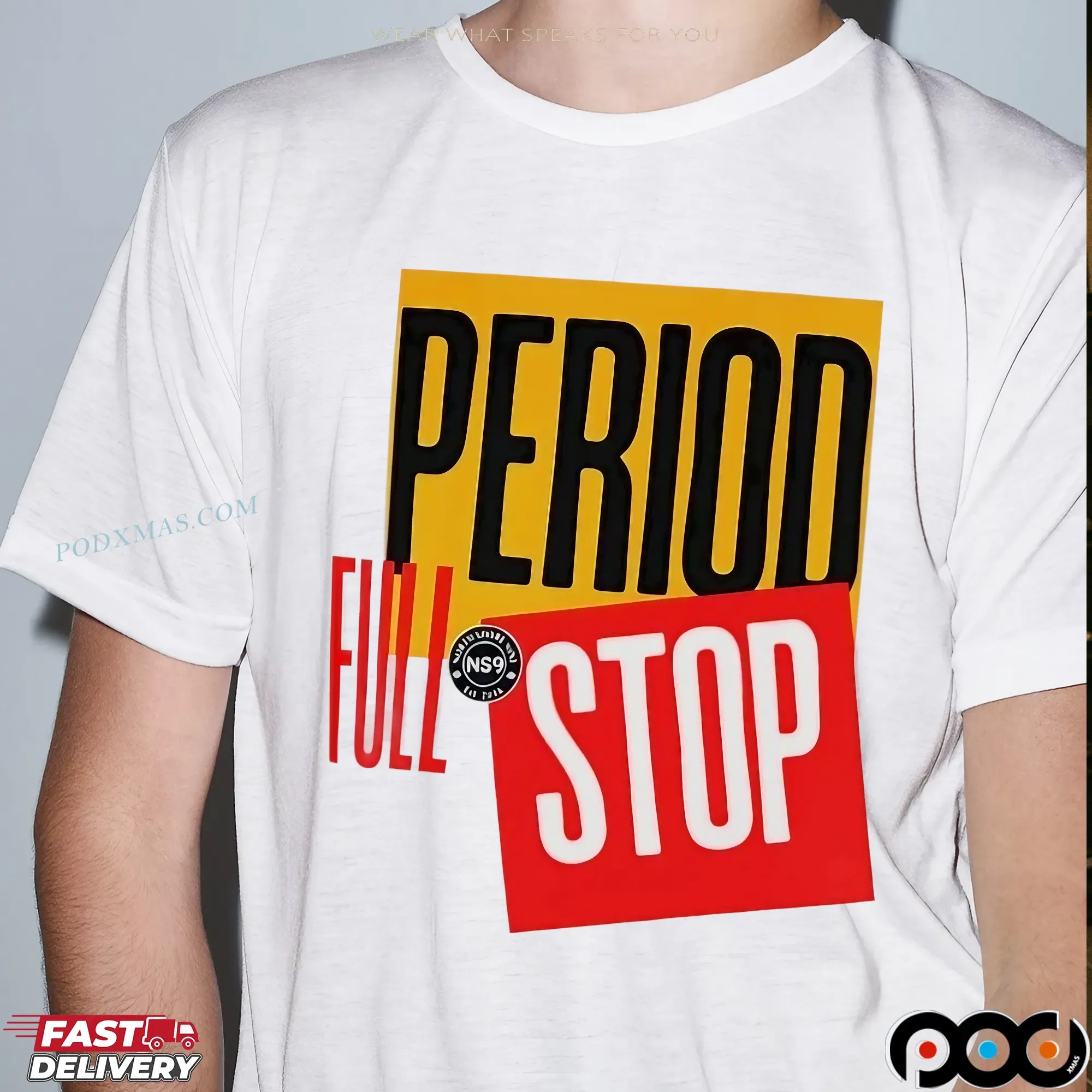 Travis Williams Period Full Stop T Shirt