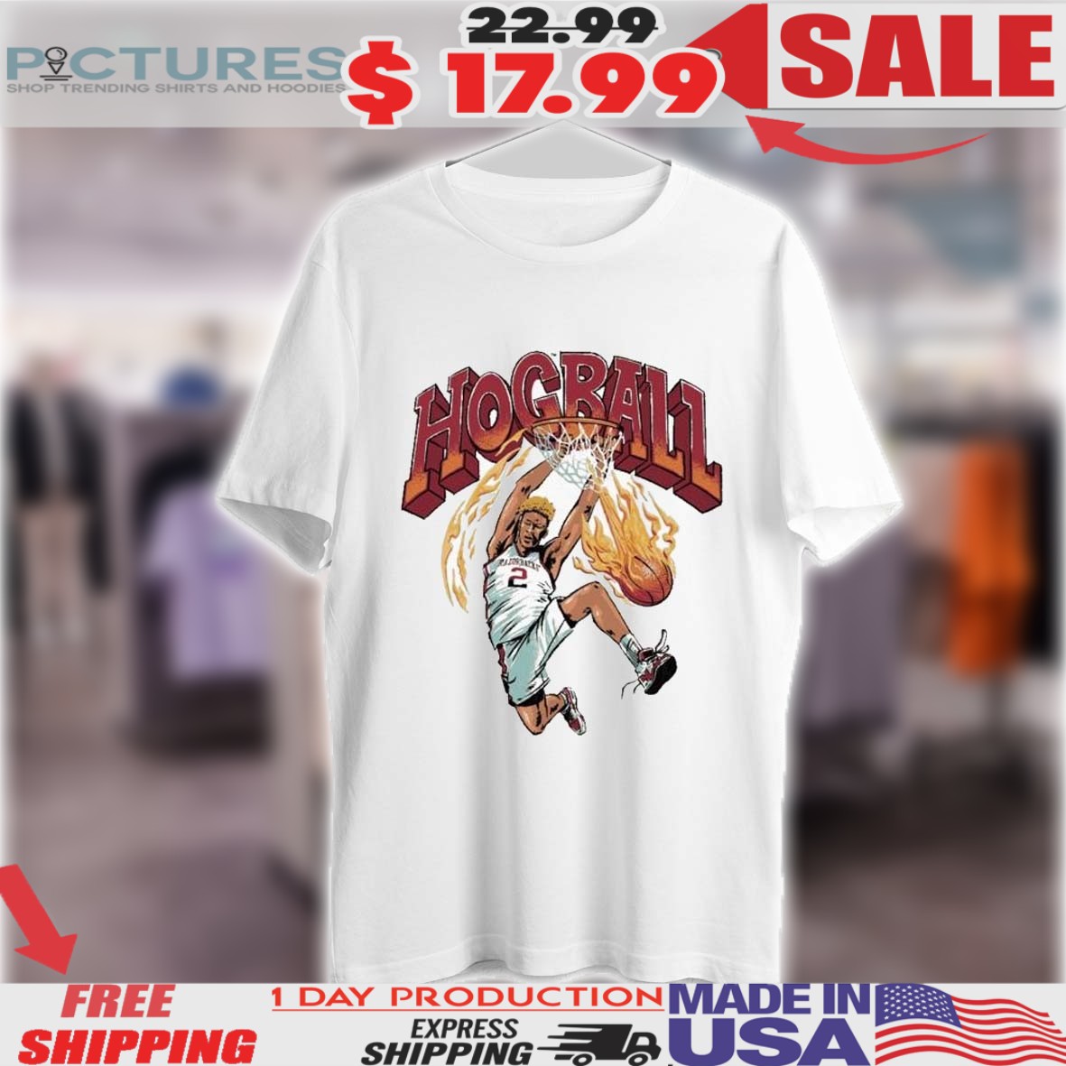 Trevon Brazile Dunk Hograil Arkansas Razorbacks Shirt
