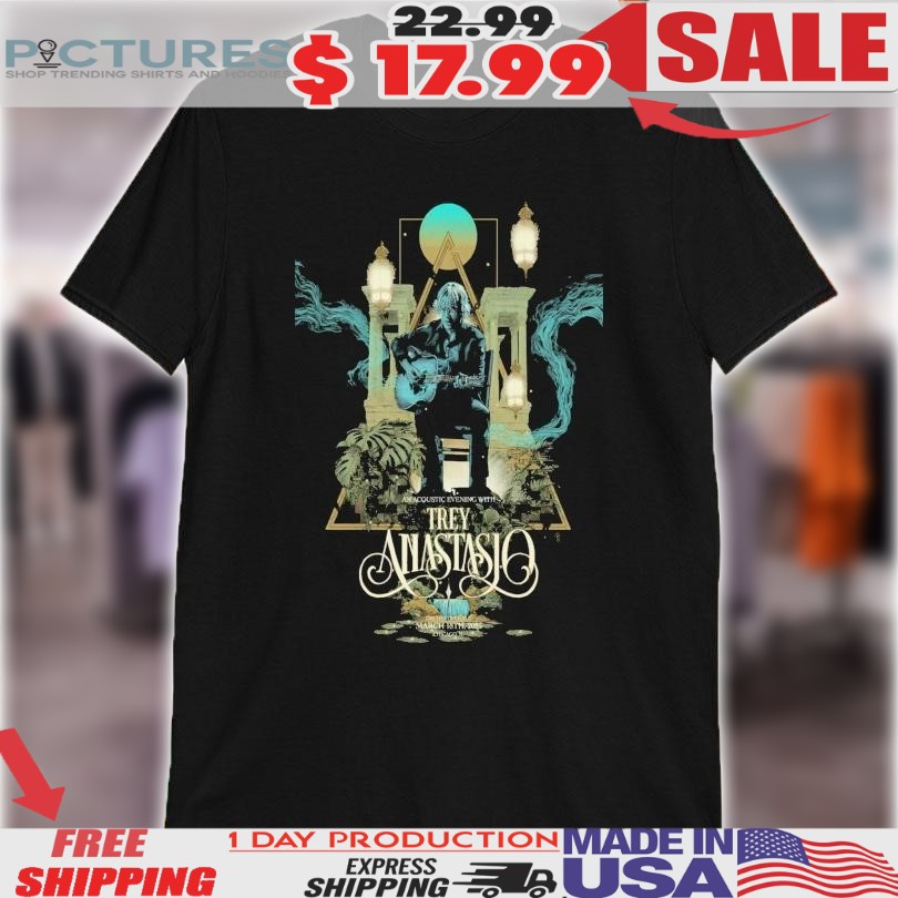 Trey Anastasio Symphony Center, Chicago, IL Mar 18 2025 Tour shirt