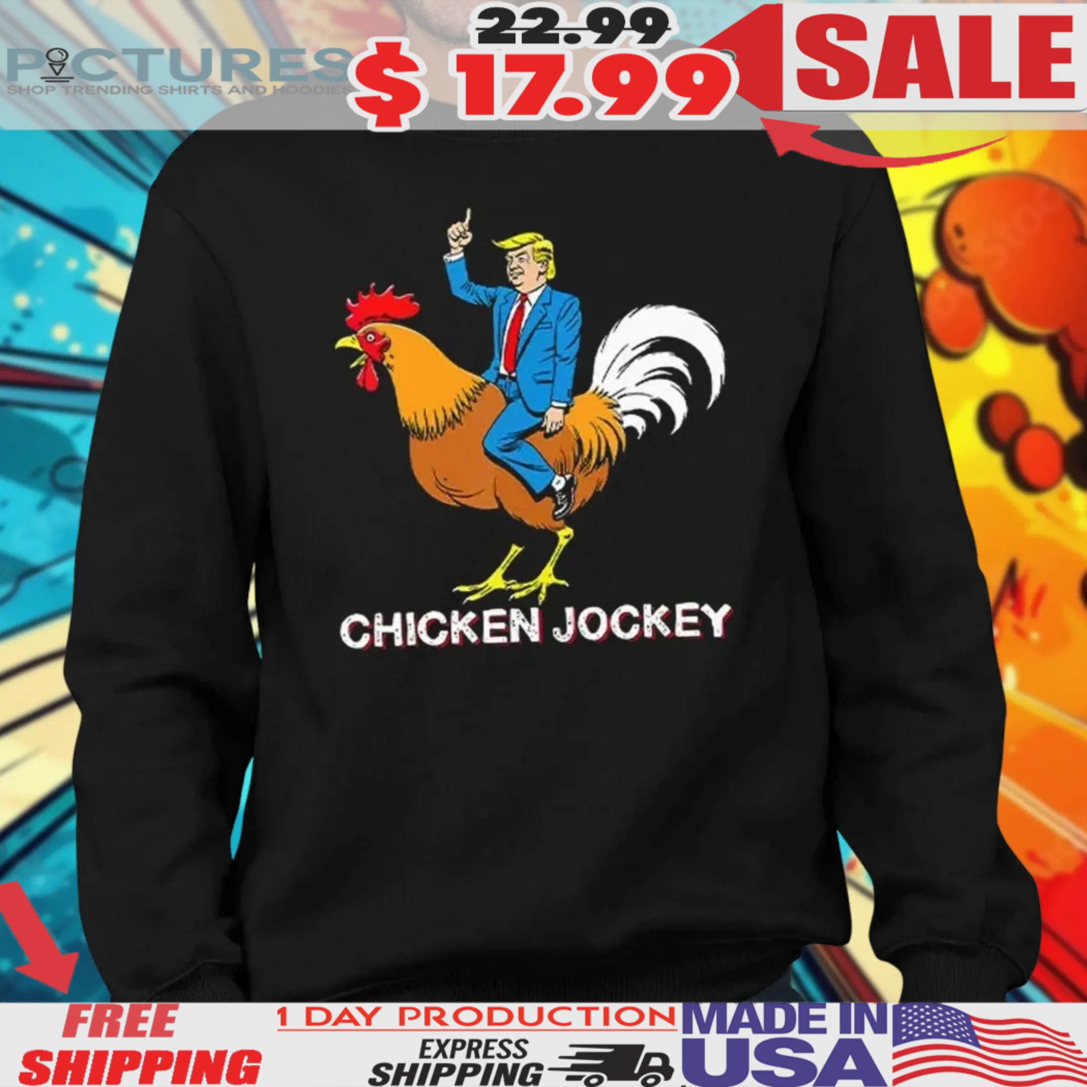 Trump Chicken Jockey Shirt