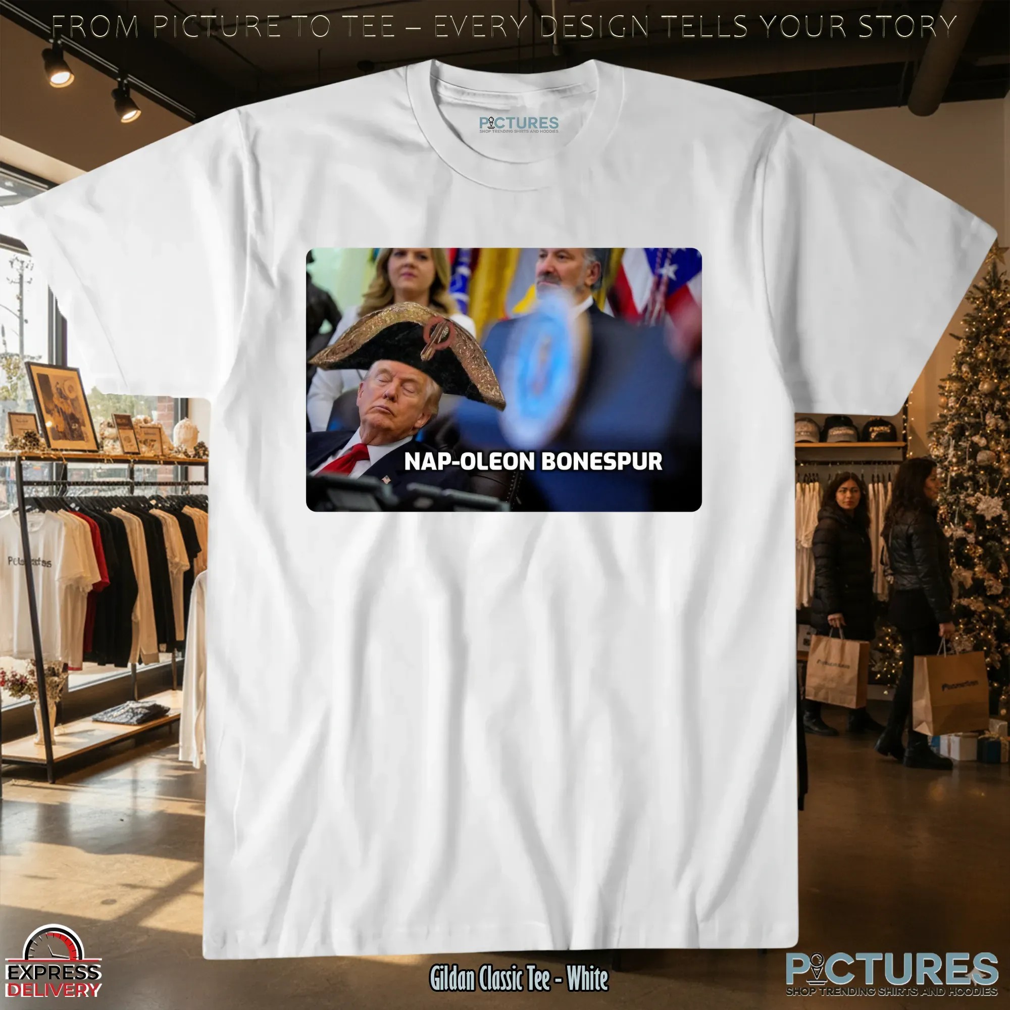 Trump Sleeping Nap-oleon Bonespur Meme T Shirt