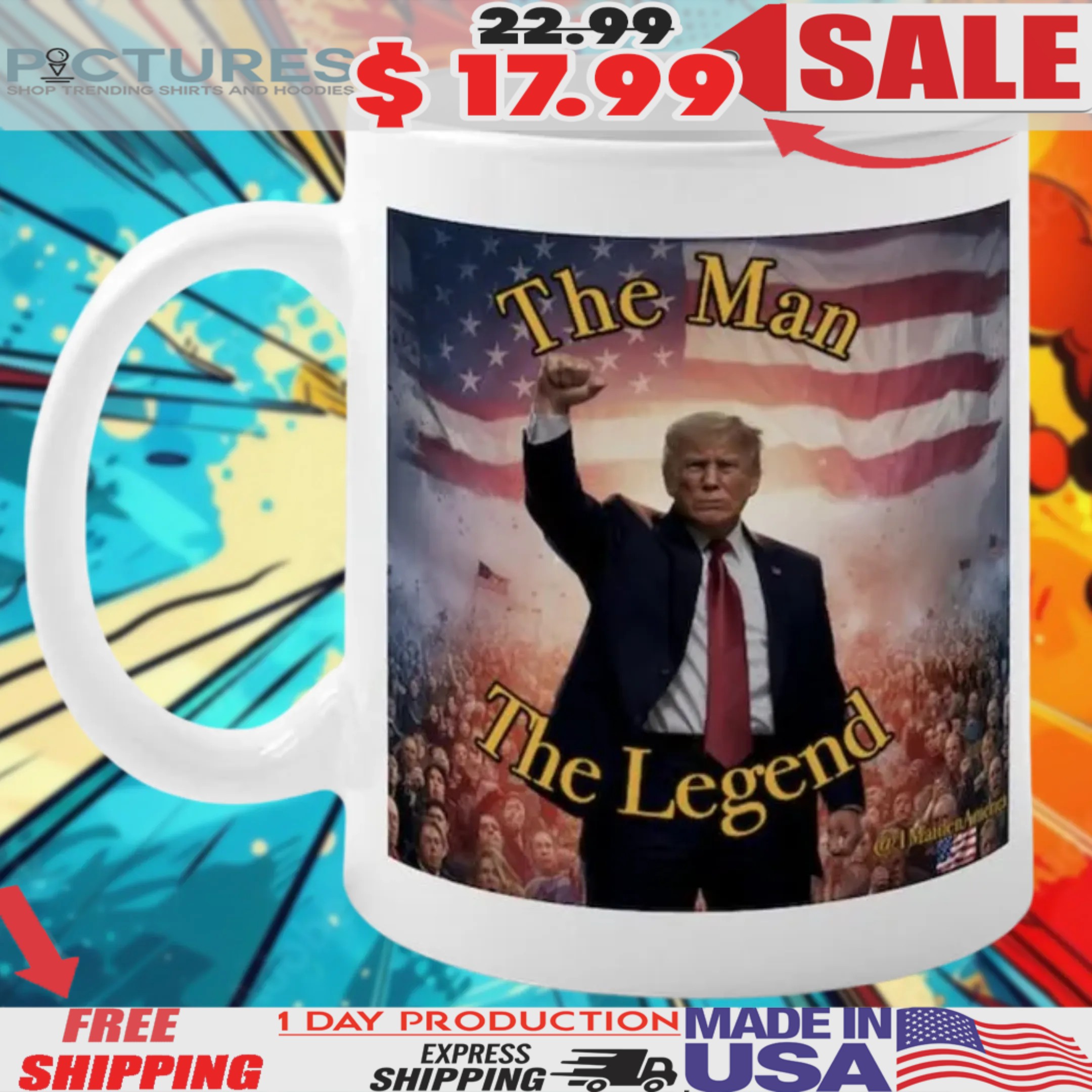 Trump The Man The Legend Mug