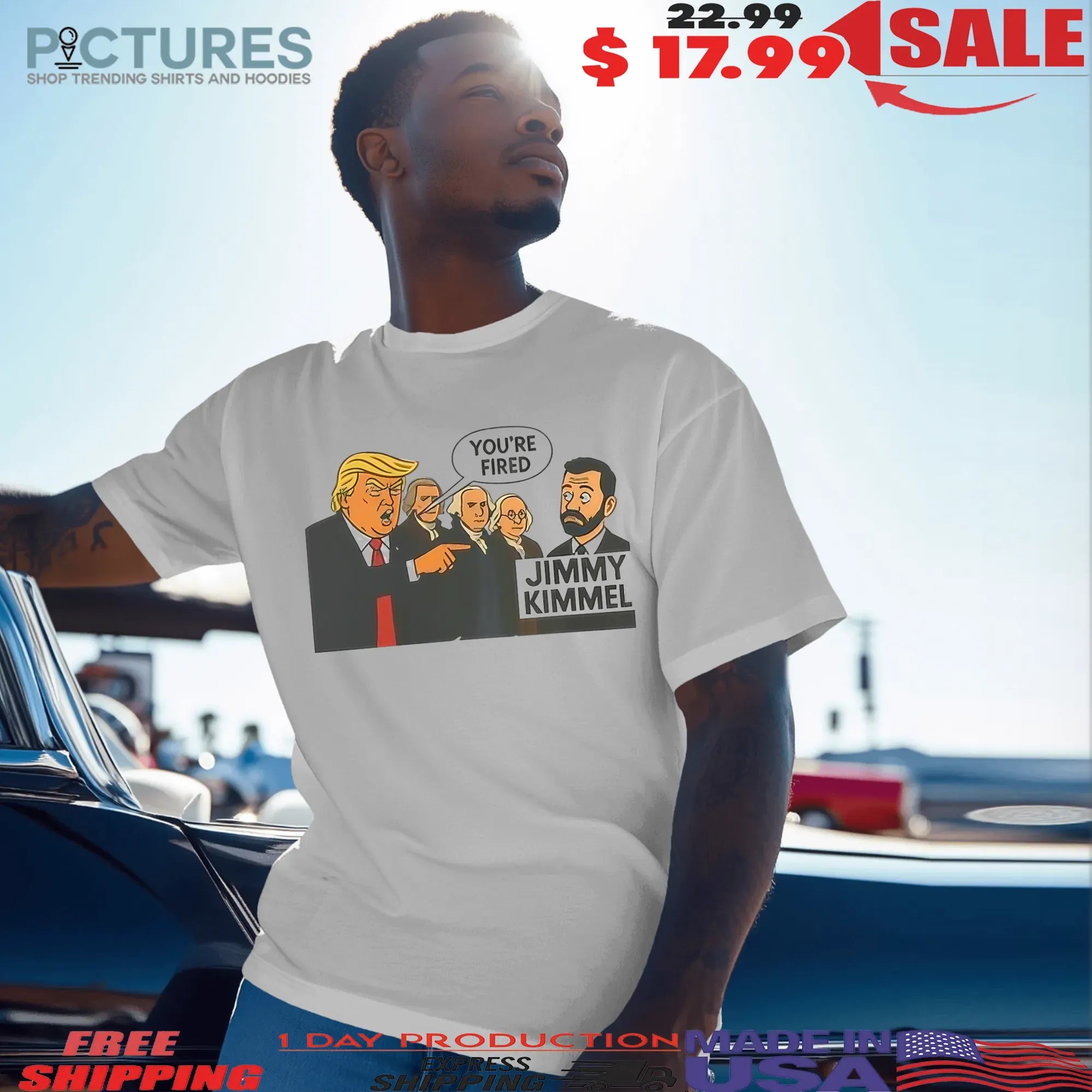 Trump You're Fired Jimmy Kimmel’s Wake-Up Call T Shirt