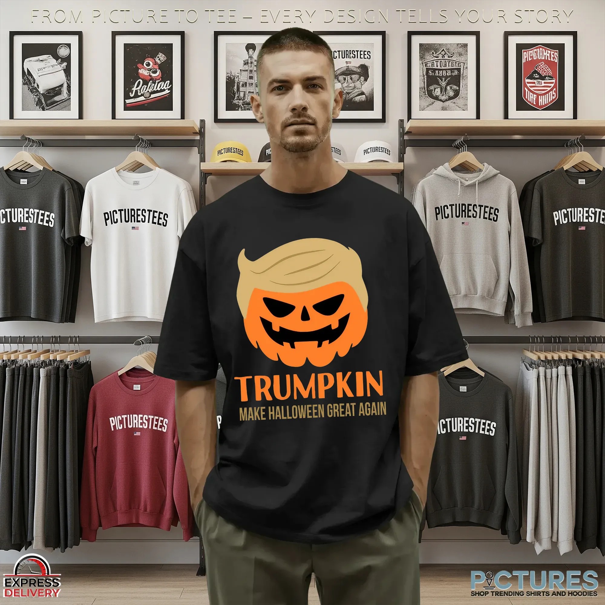 Trumpkin Make Halloween Great Again Maga Parody T Shirt