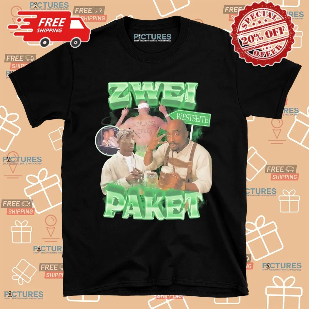 Tupac Shakur Zwei Paket Two Pack Westseite Shirt
