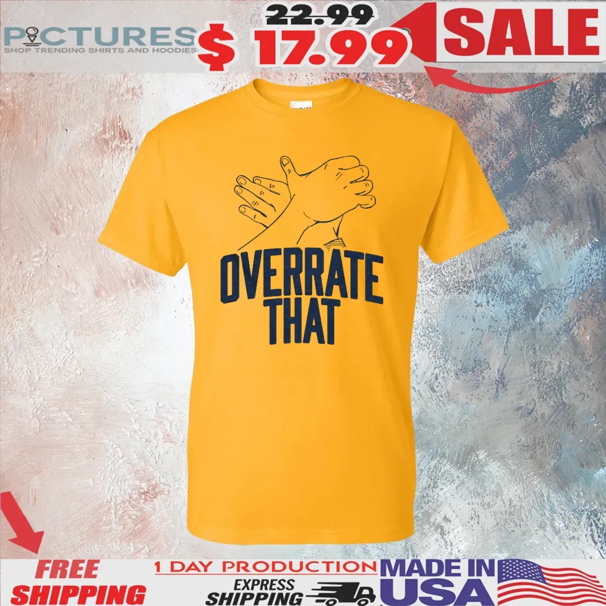 Tyrese Haliburton Overrate That Indi Hands  T Shirt