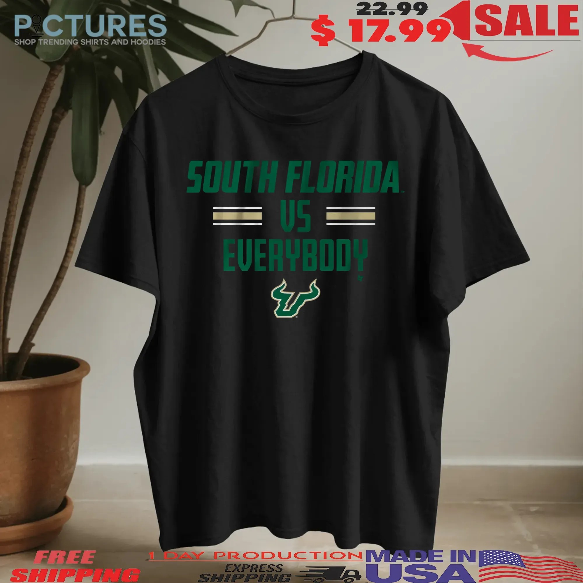 USF Football South Florida Bulls vs Everybody T Shirt
