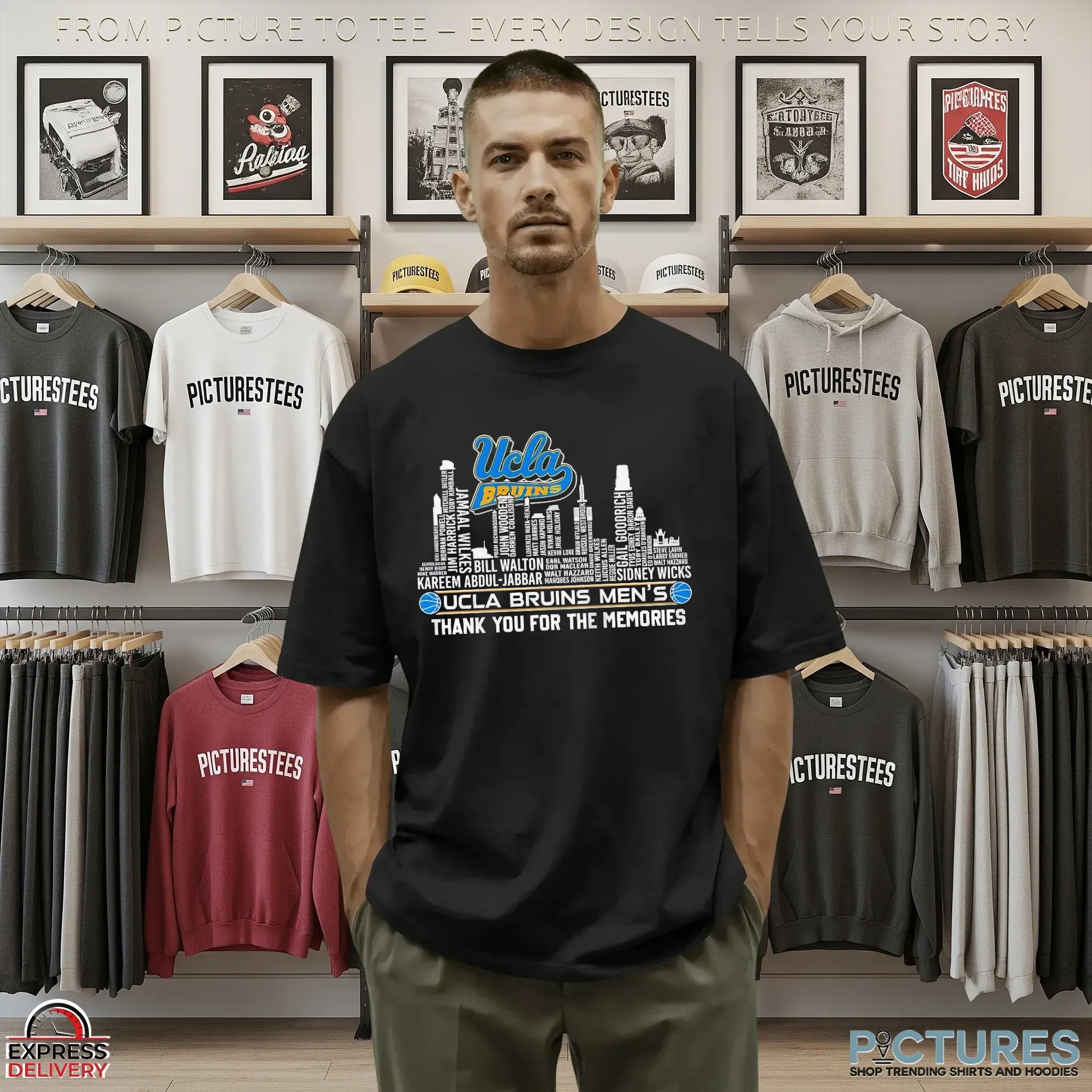 Ucla Bruins Men's Thank You For The Memories City Skyline T Shirt 9 Ucla Bruins Men's Thank You For The Memories City Skyline T Shirt