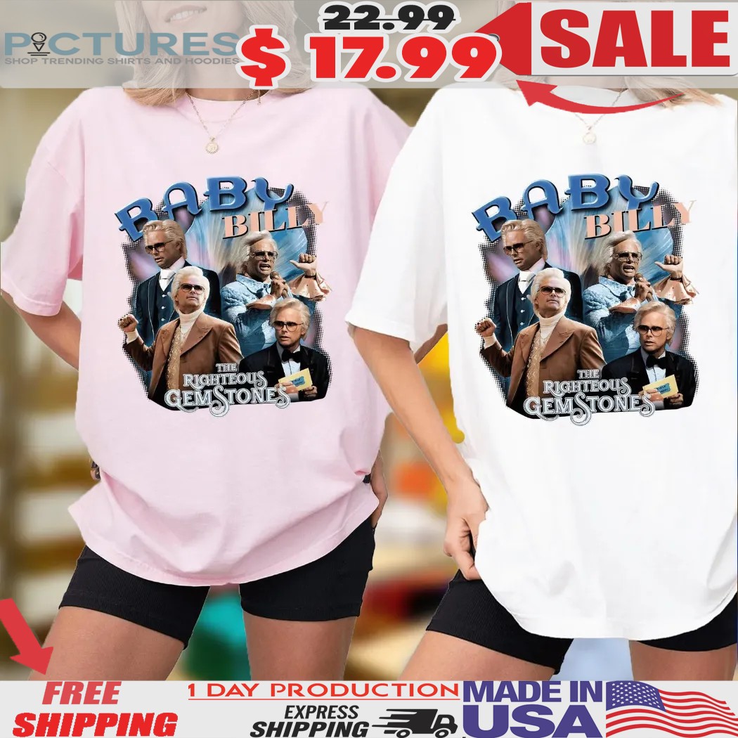 Uncle Baby Billy The Righteous Gemstones Movie Vintage Collage Shirt