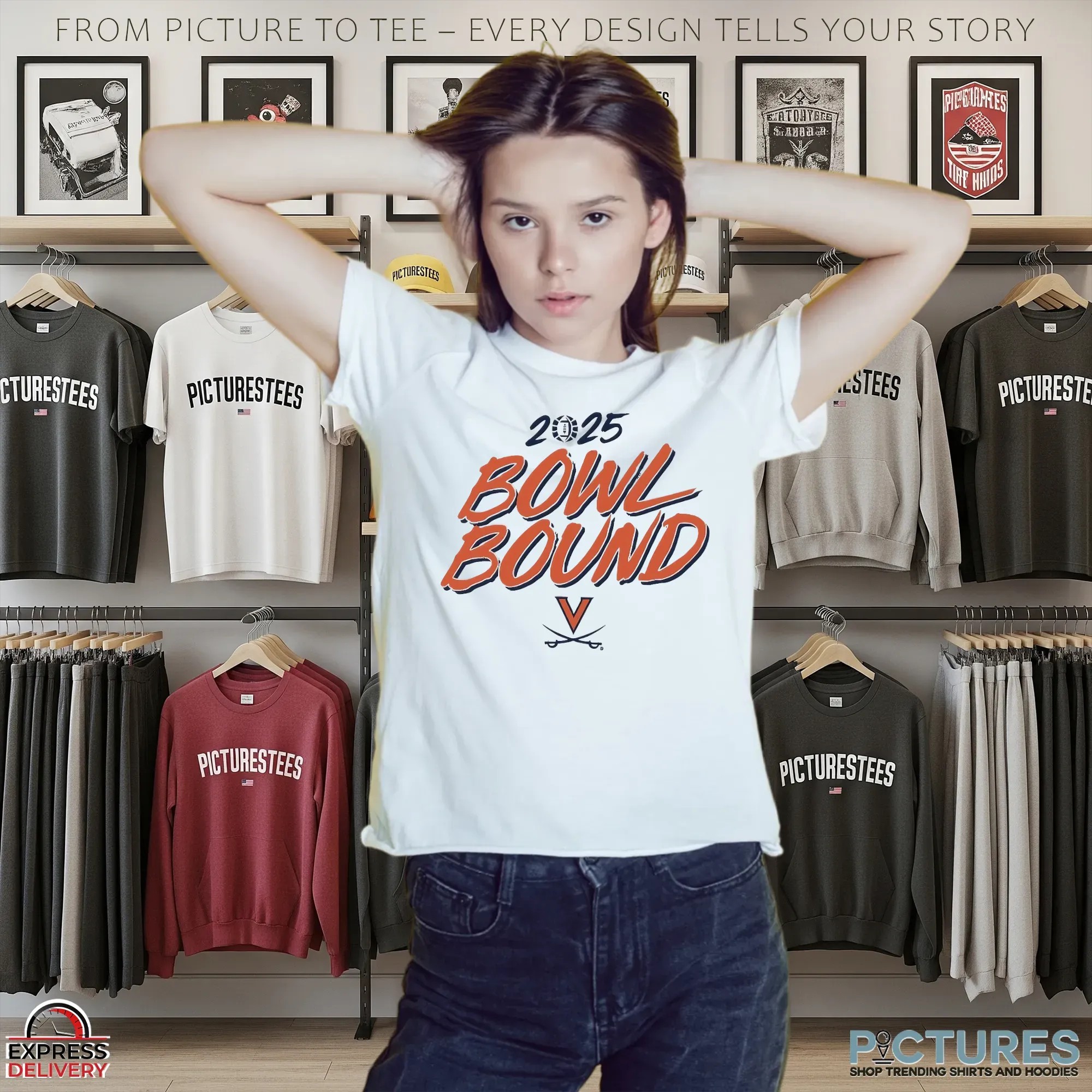 Virginia Cavaliers Football 2025 Bowl Bound T Shirt