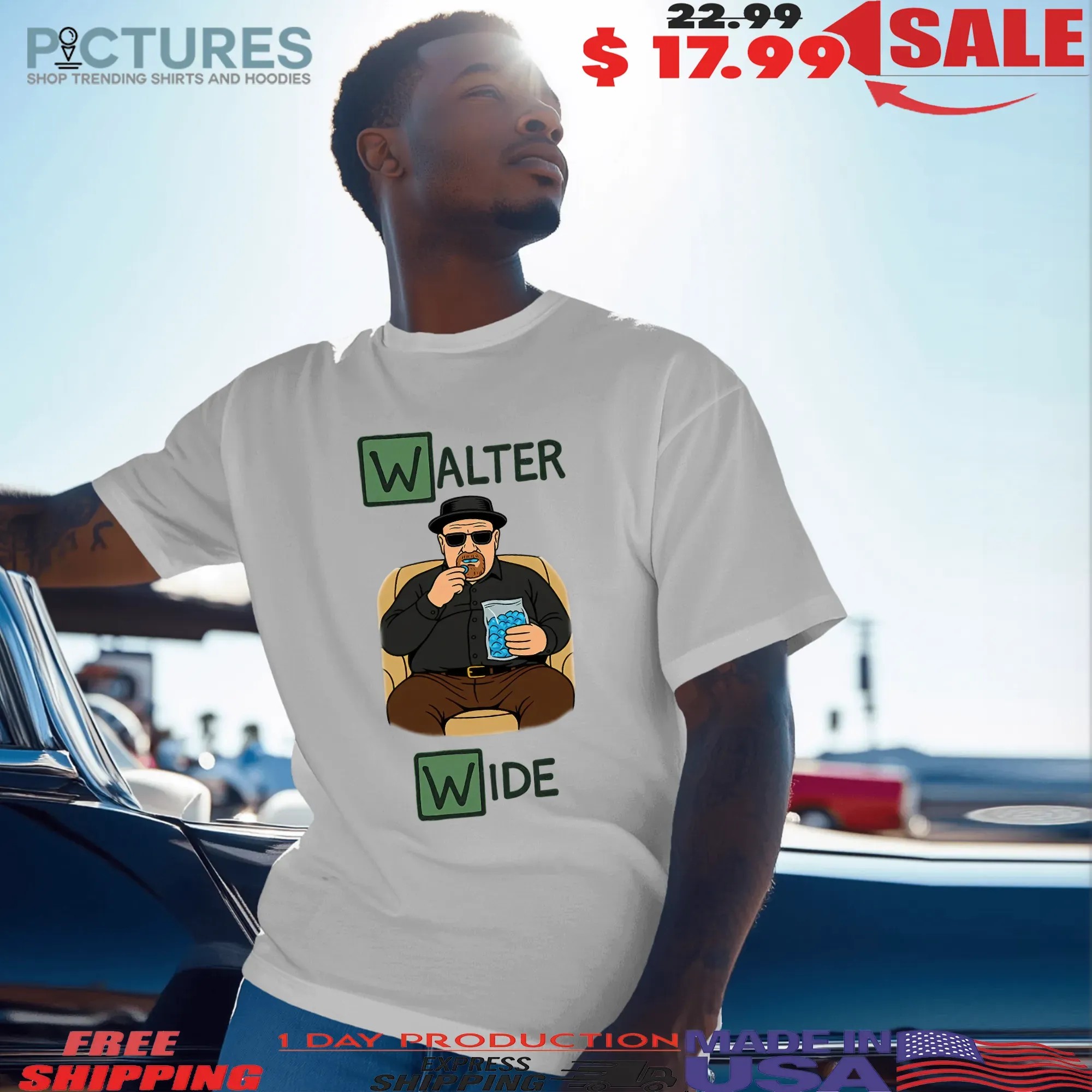 Walter Wide Graphic T Shirt