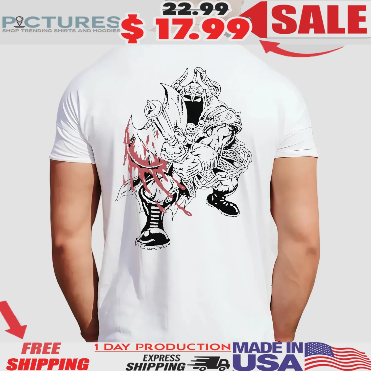 Warlord Blood Axe Graphic T Shirt