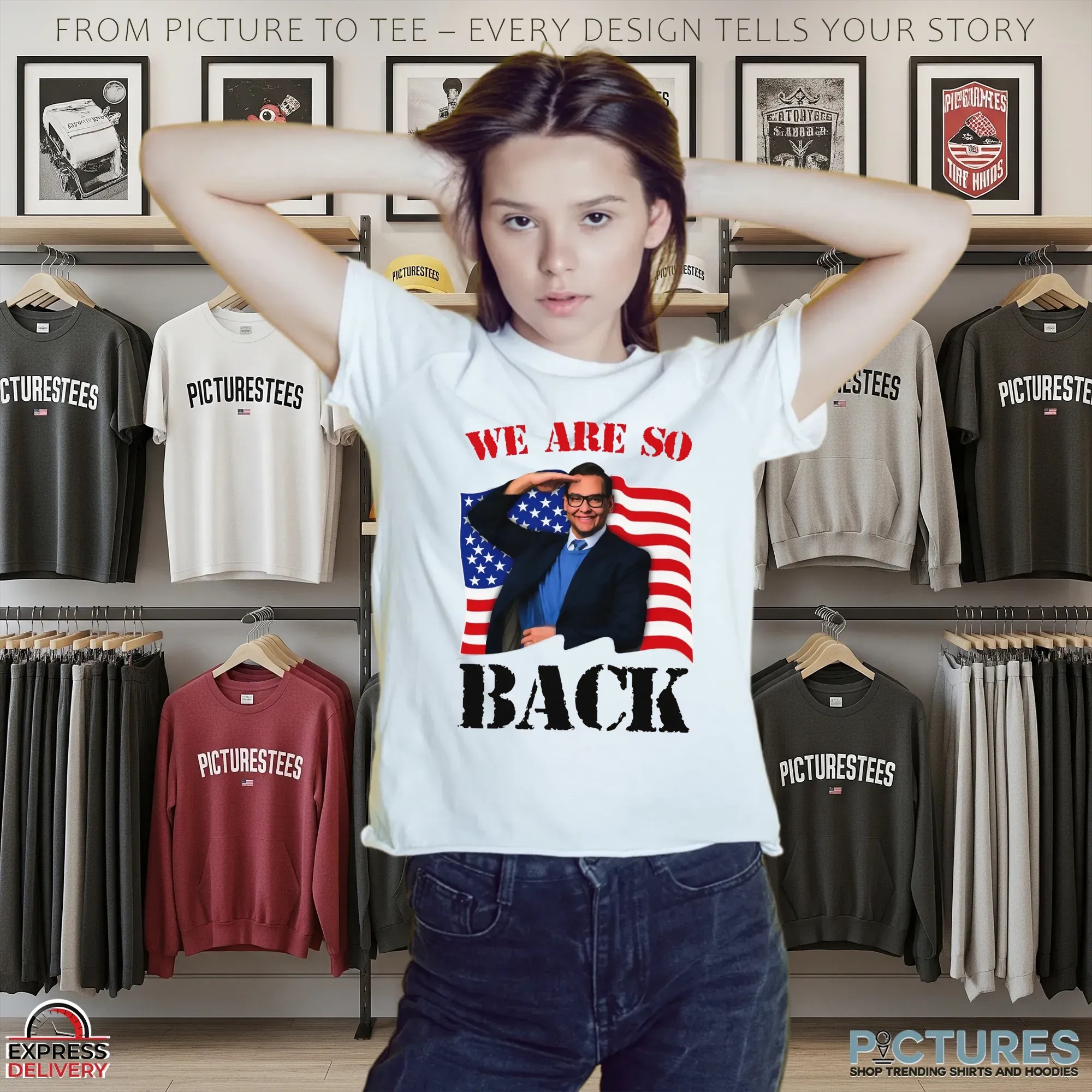 We Are So Back Flag T Shirt