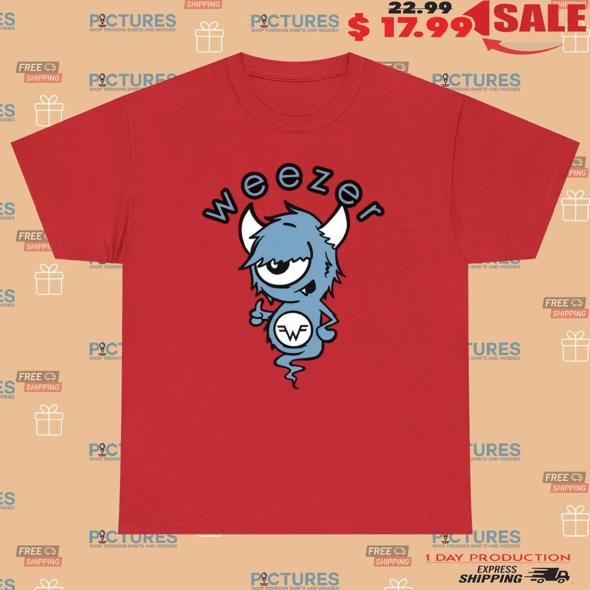 Weezer Monster Graphic T Shirt