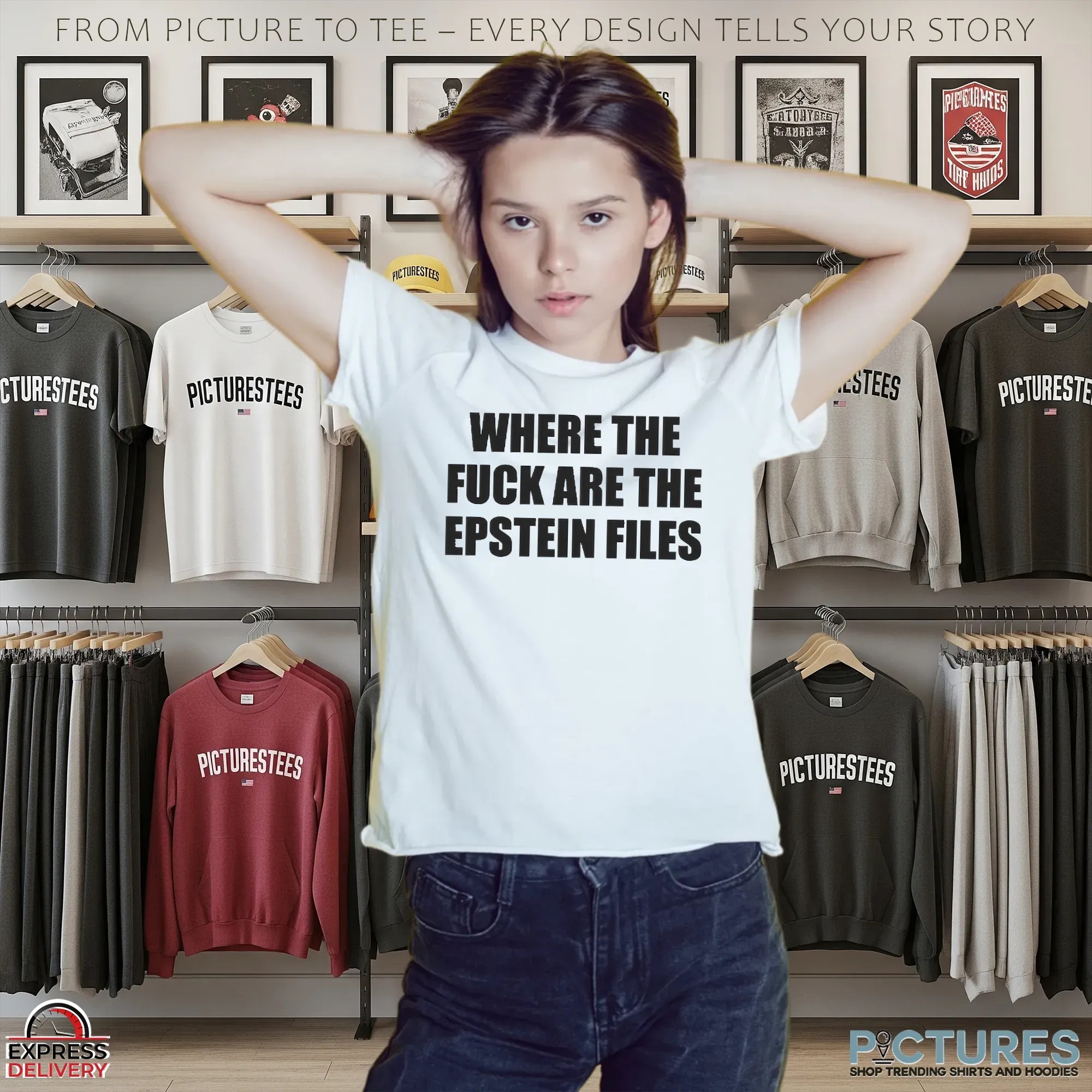 Where The Fuck Are The Epstein Files T Shirt