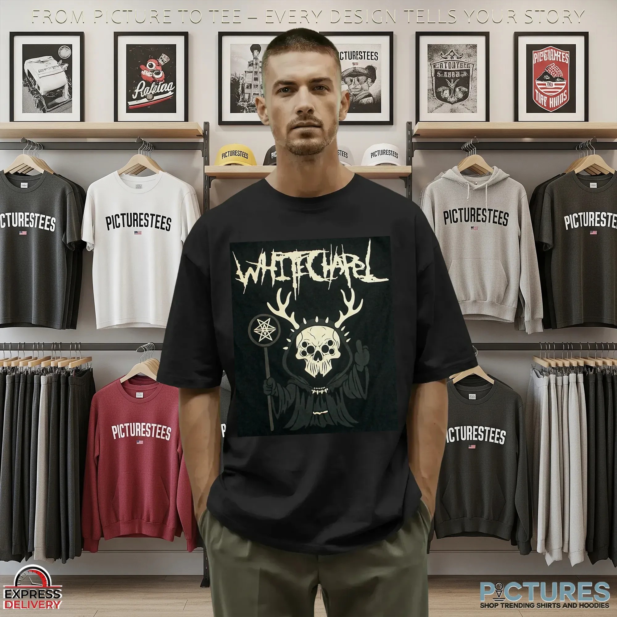 Whitechapel South Park Grim Reaper T Shirt
