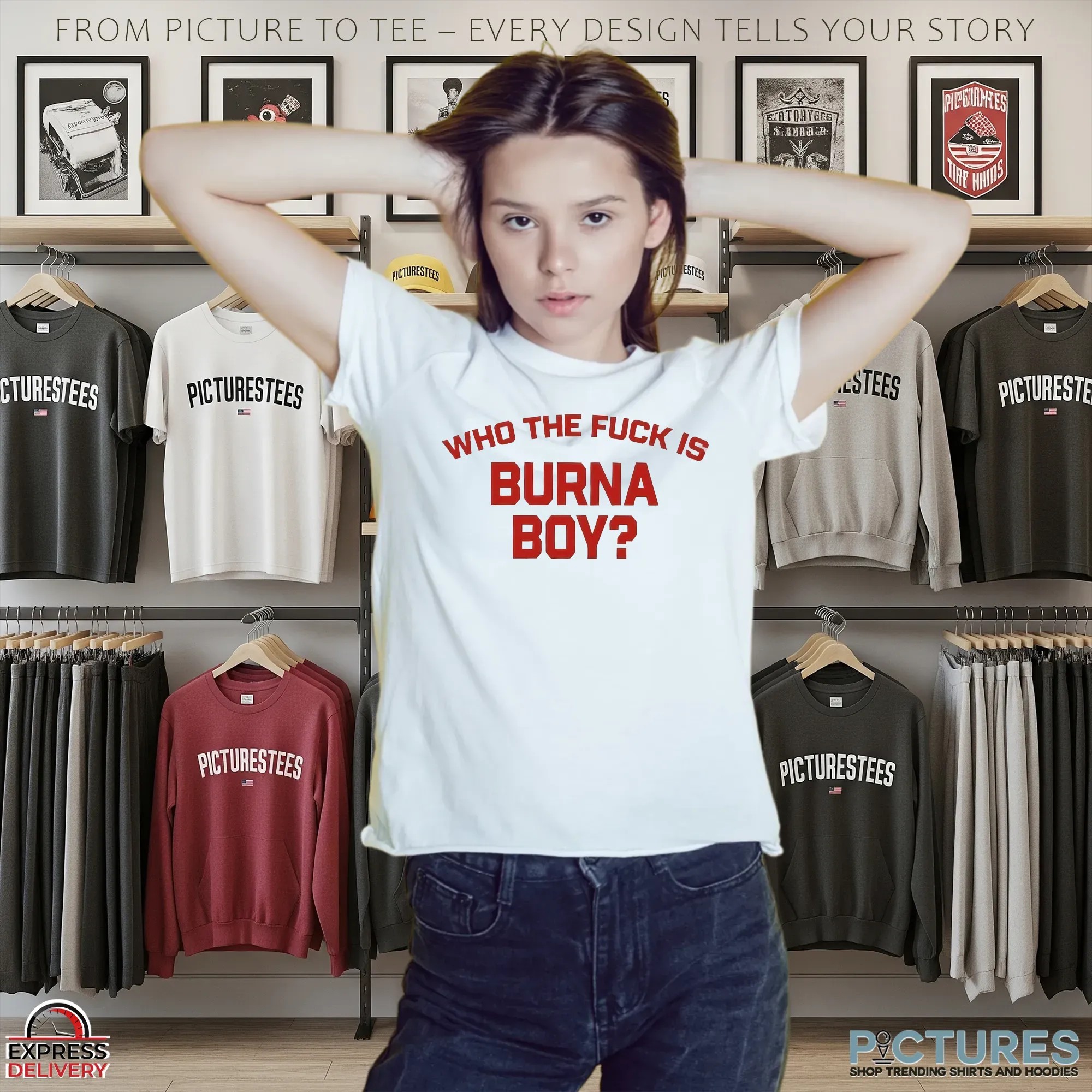 Who The Fuck Is Burna Boy Meme T Shirt