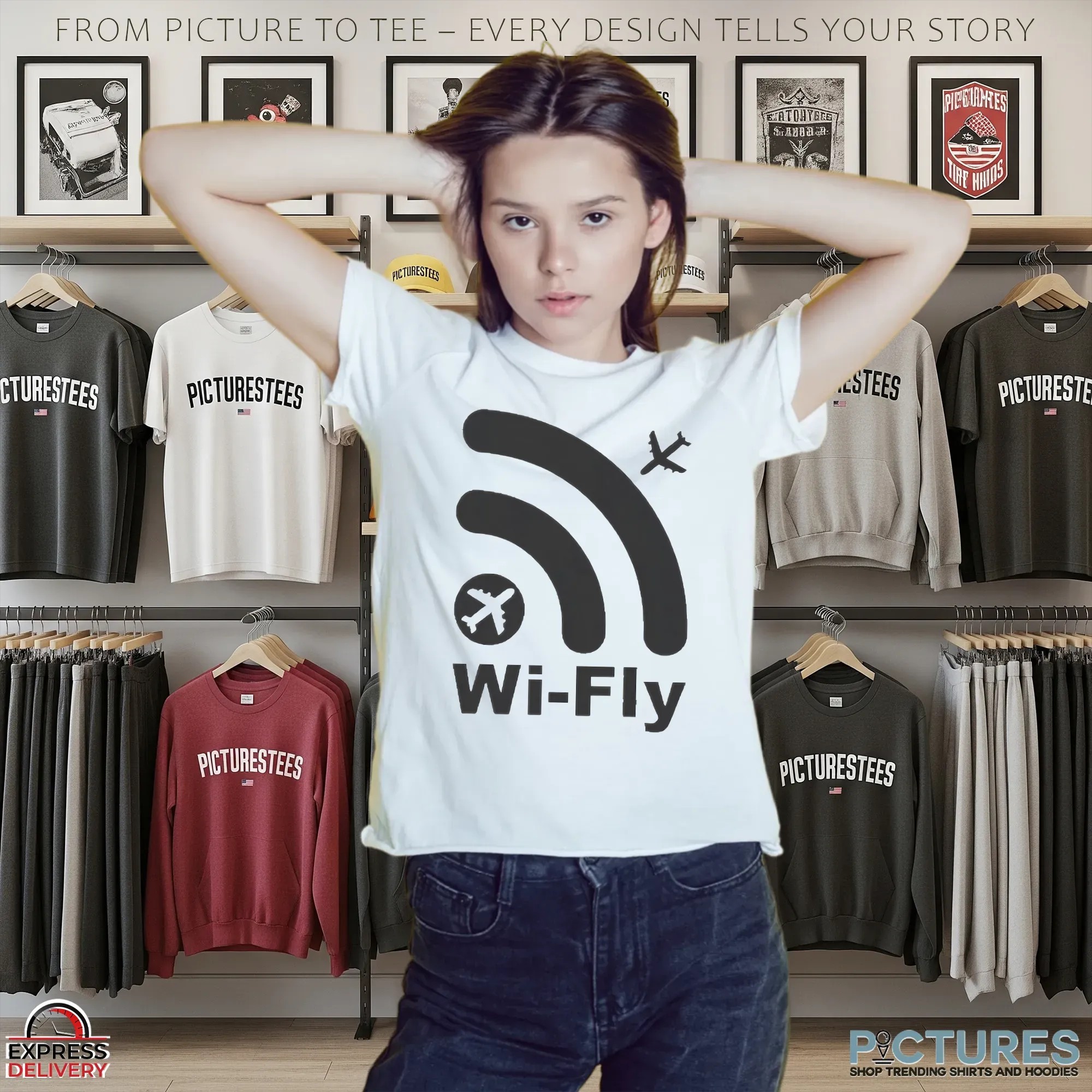 Wi-Fly Planes T Shirt