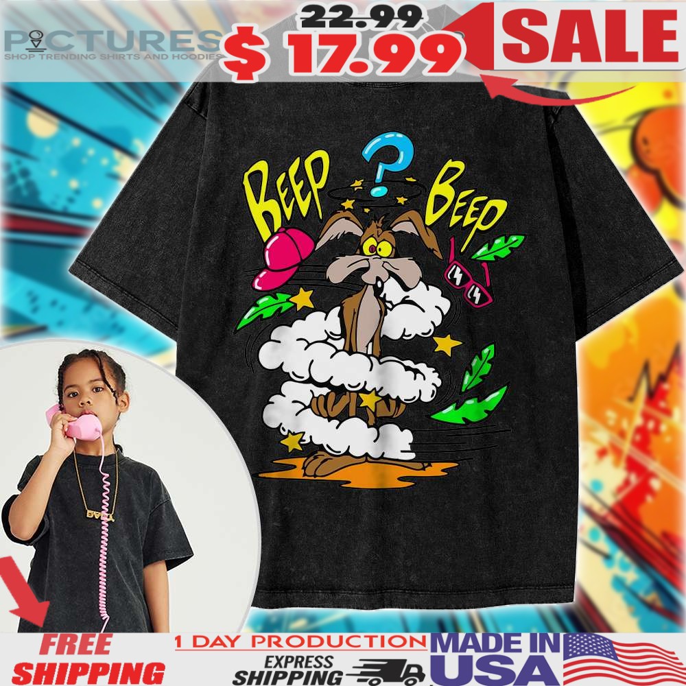 Wile E Coyote Beep Beep Looney Tunes Cartoon For Kids Shirt