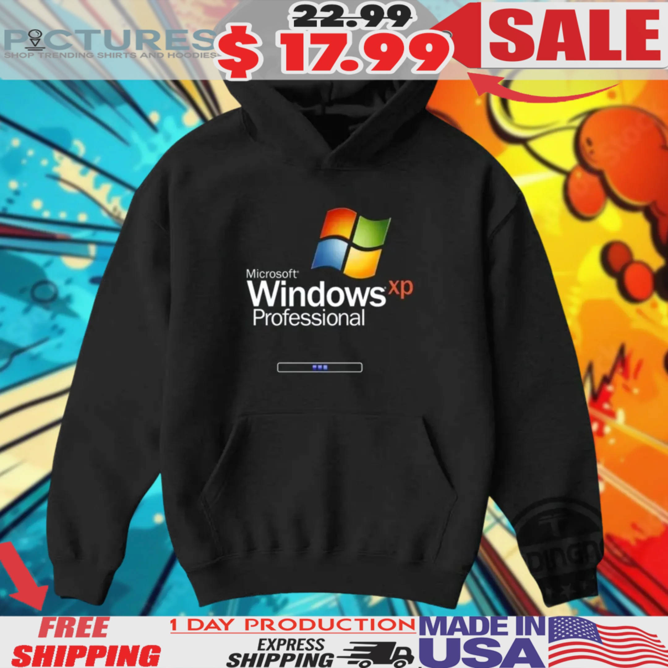 Windows Xp Professional Logo Shirt 2 Windows Xp Professional Logo Shirt