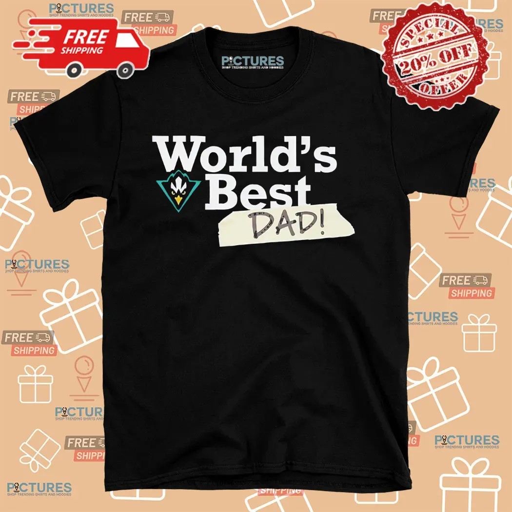 World's Best Dad UNC Wilmington Seahawks Shirt 7 World's Best Dad UNC Wilmington Seahawks Shirt