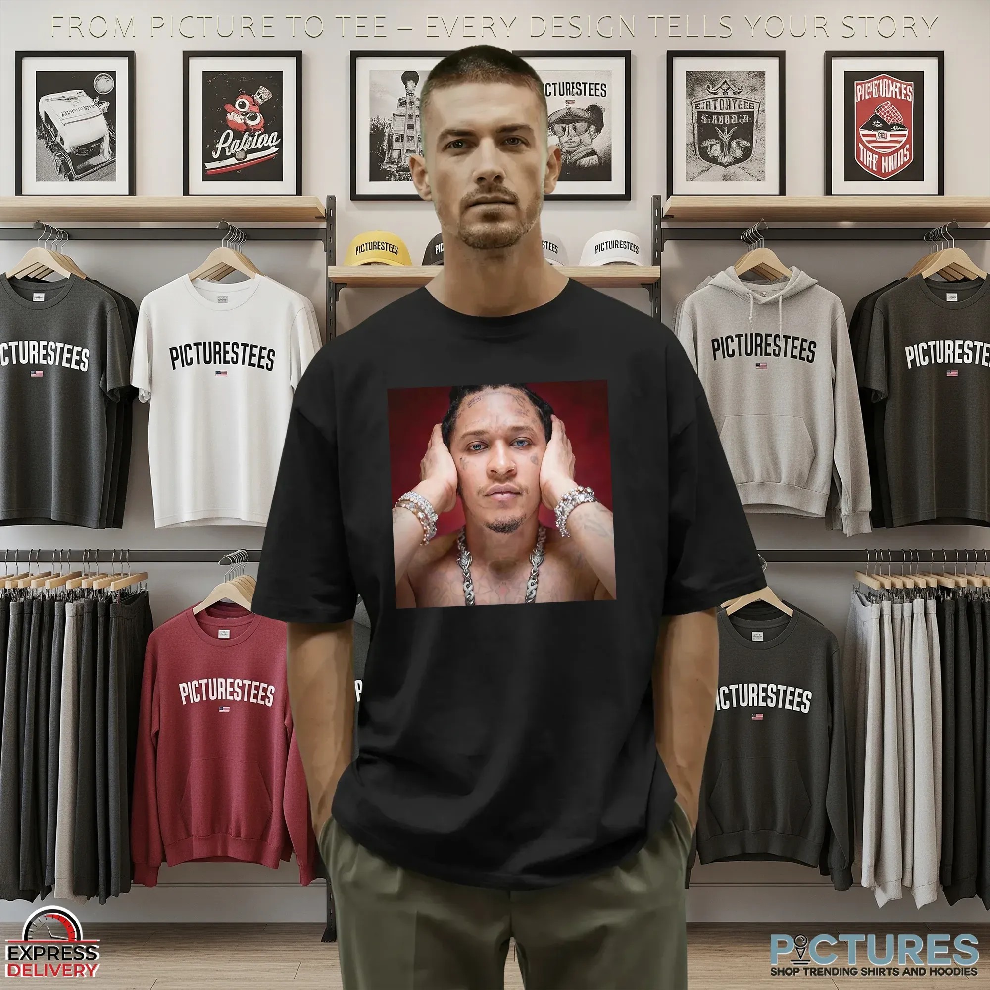 Young Thug x Uy Scuti Portrait T Shirt