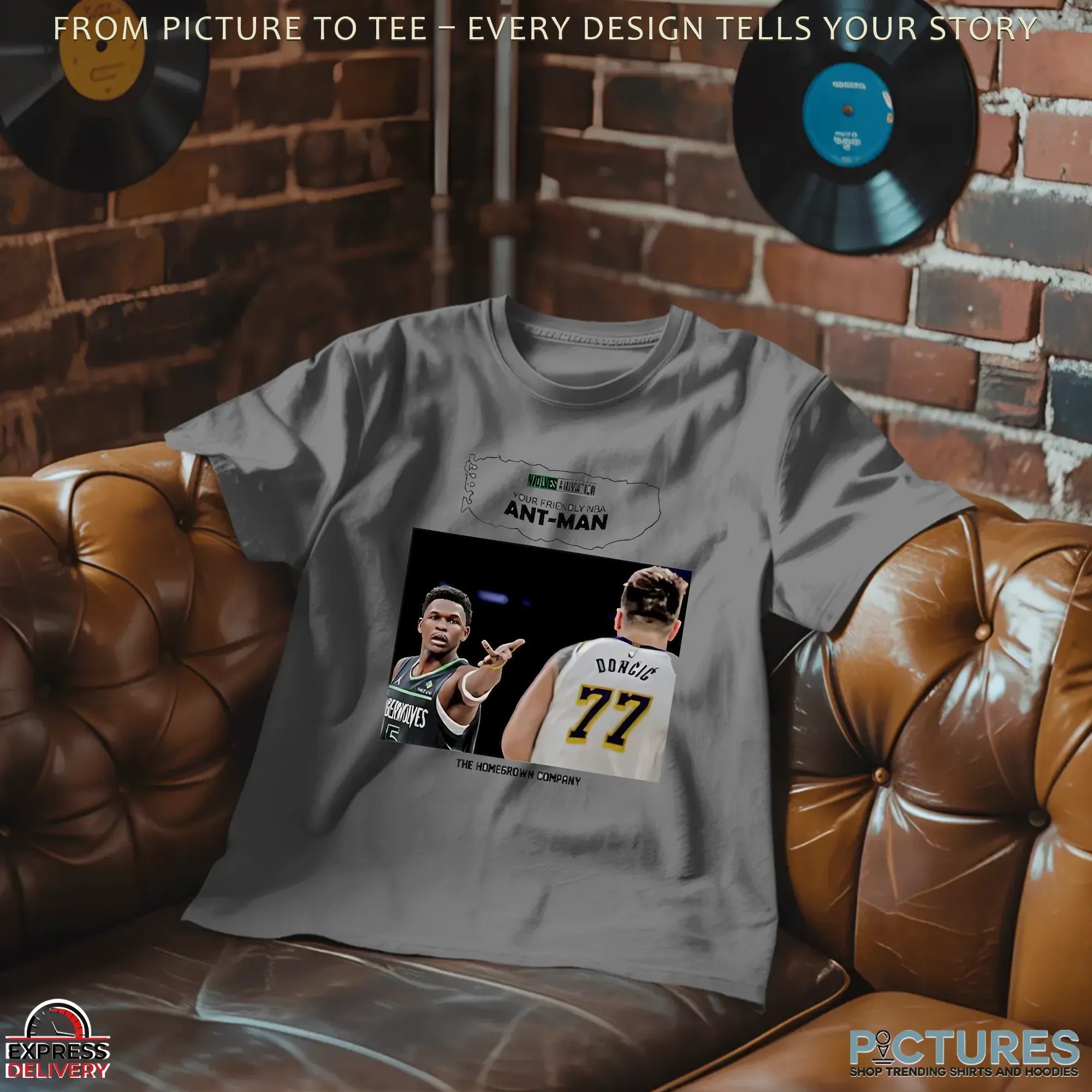 Your Friendly NBA Ant-Man Anthony Edwards Parody T Shirt