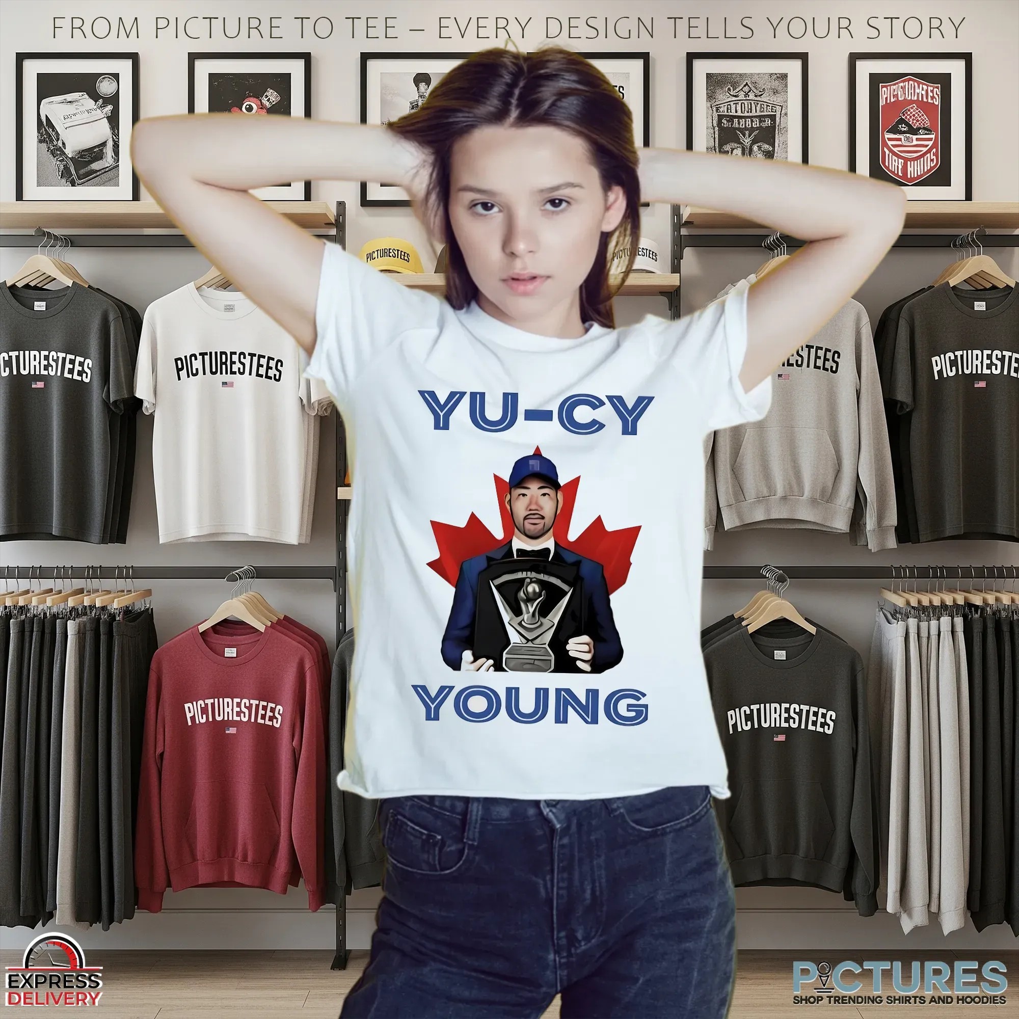 Yu-Cy Young Yusei Kikuchi Toronto Blue Jays T Shirt
