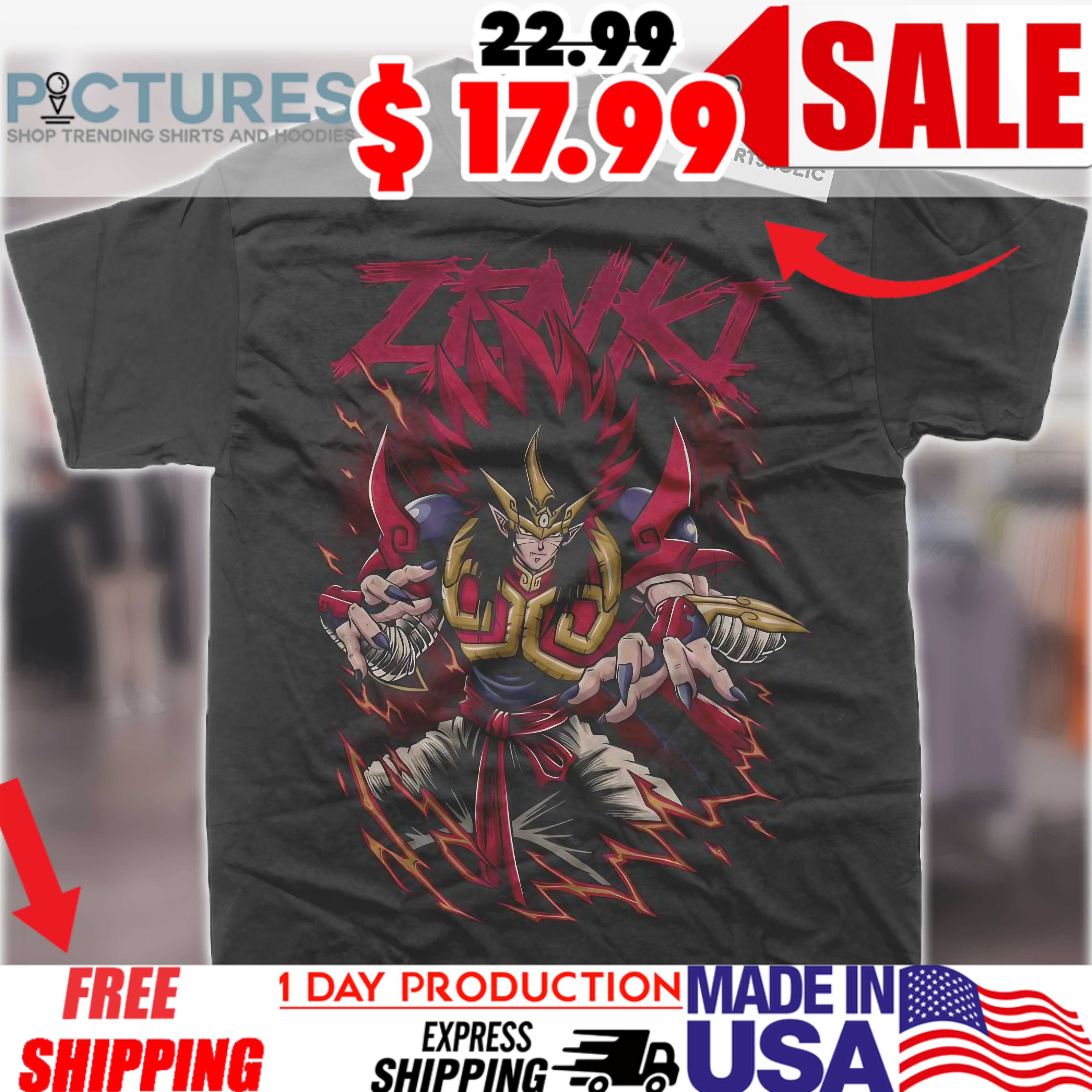 Zenki Anime Vintage Japanese Manga Retro Shirt