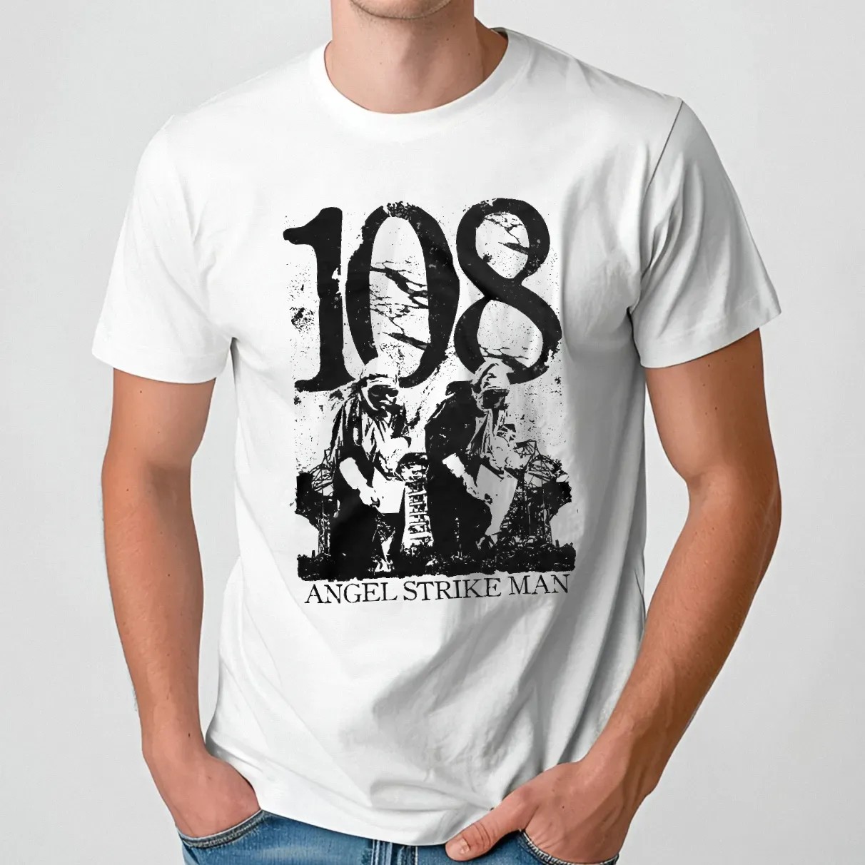 108 Angel Strike Man T Shirt