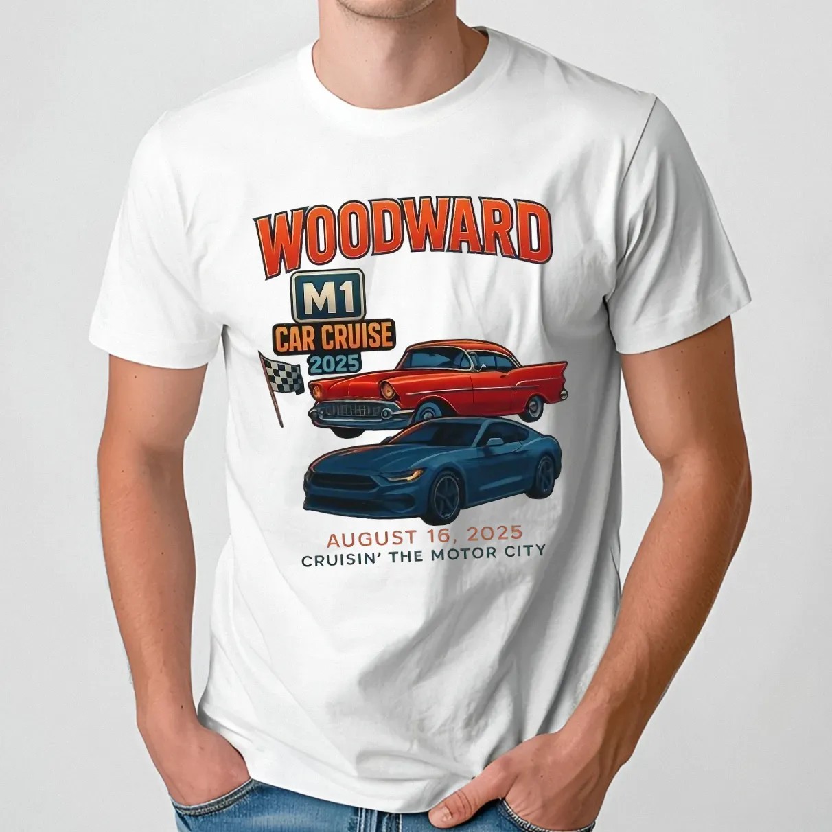 2025 Woodward M1 Car Cruise 2025 T Shirt